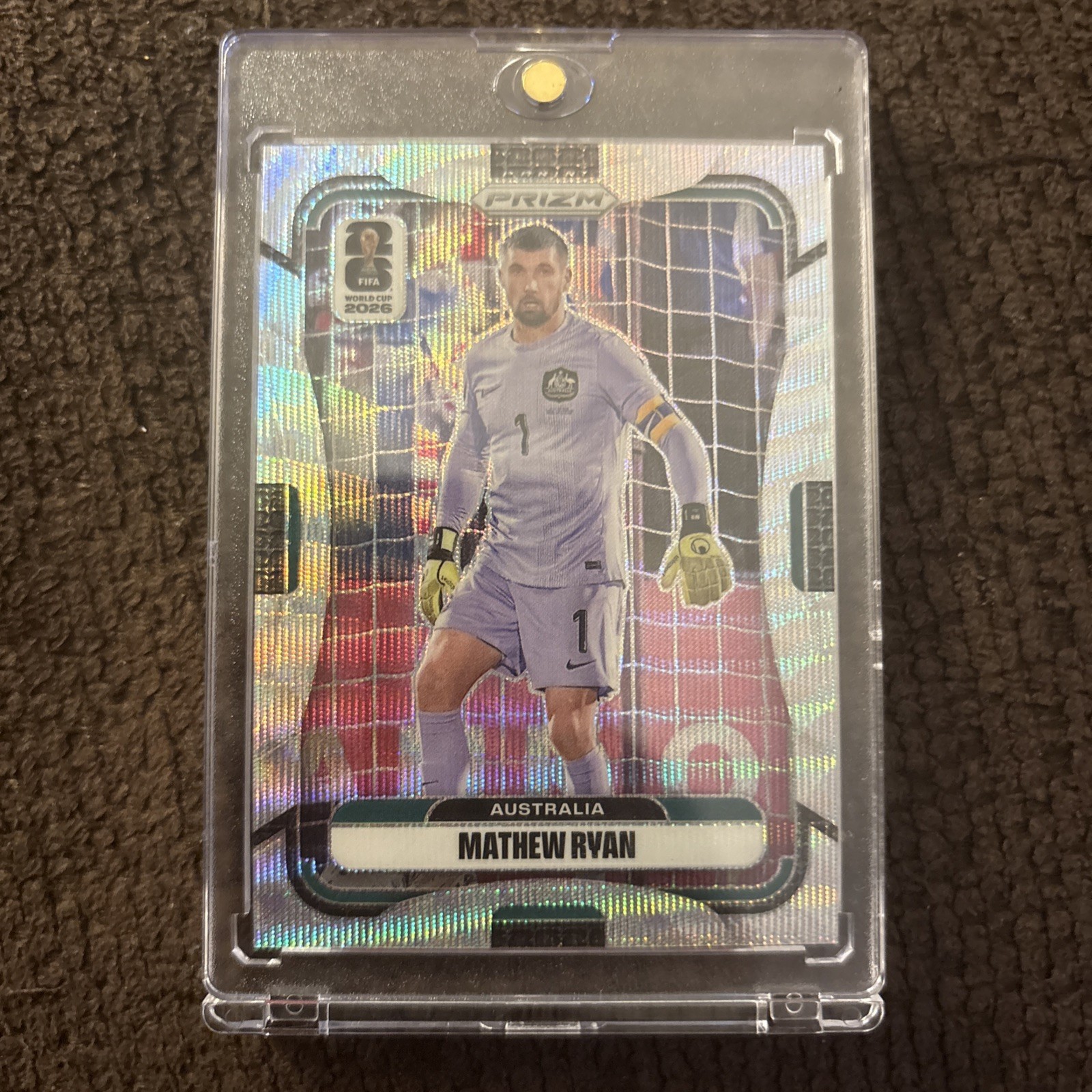 2026 Prizm FIFA World Cup World Cup Wave Prizm #142 Mathew Ryan, Australia