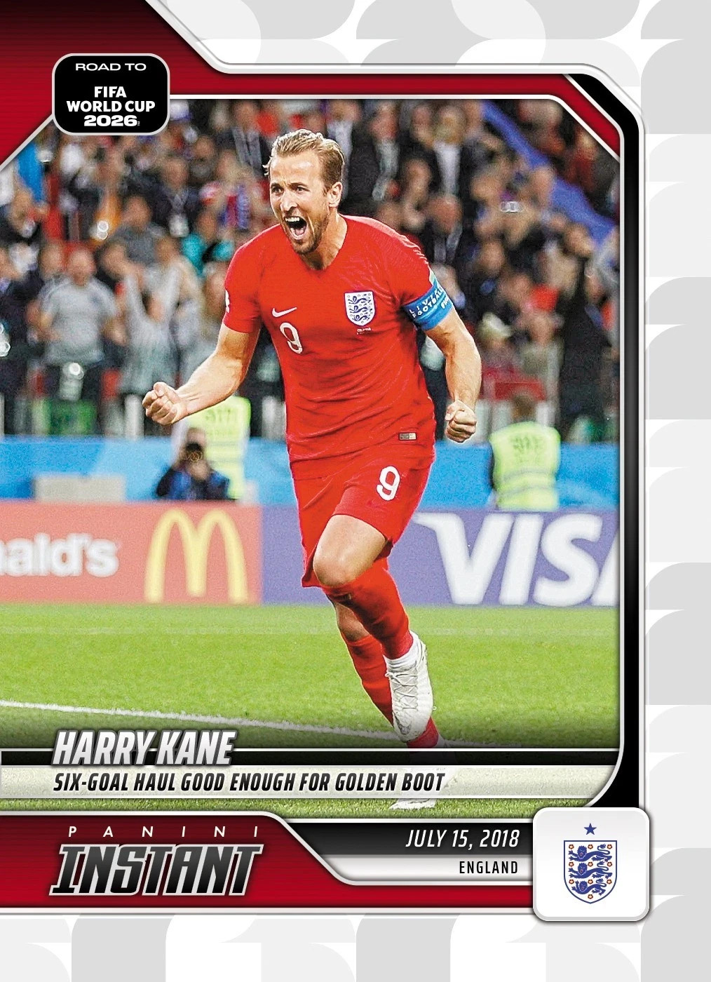 2026 Panini Instant Road To FIFA World Cup Harry Kane #27 England Presale
