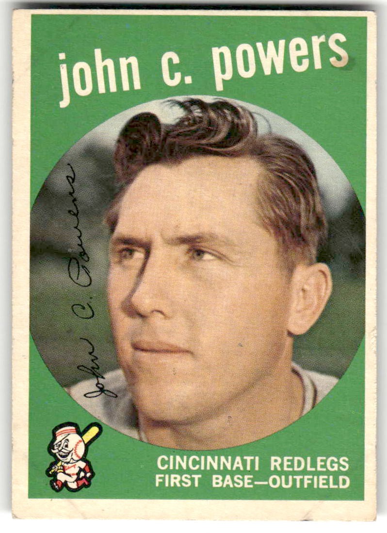 1959 Topps #489 John C. Powers Excellent
