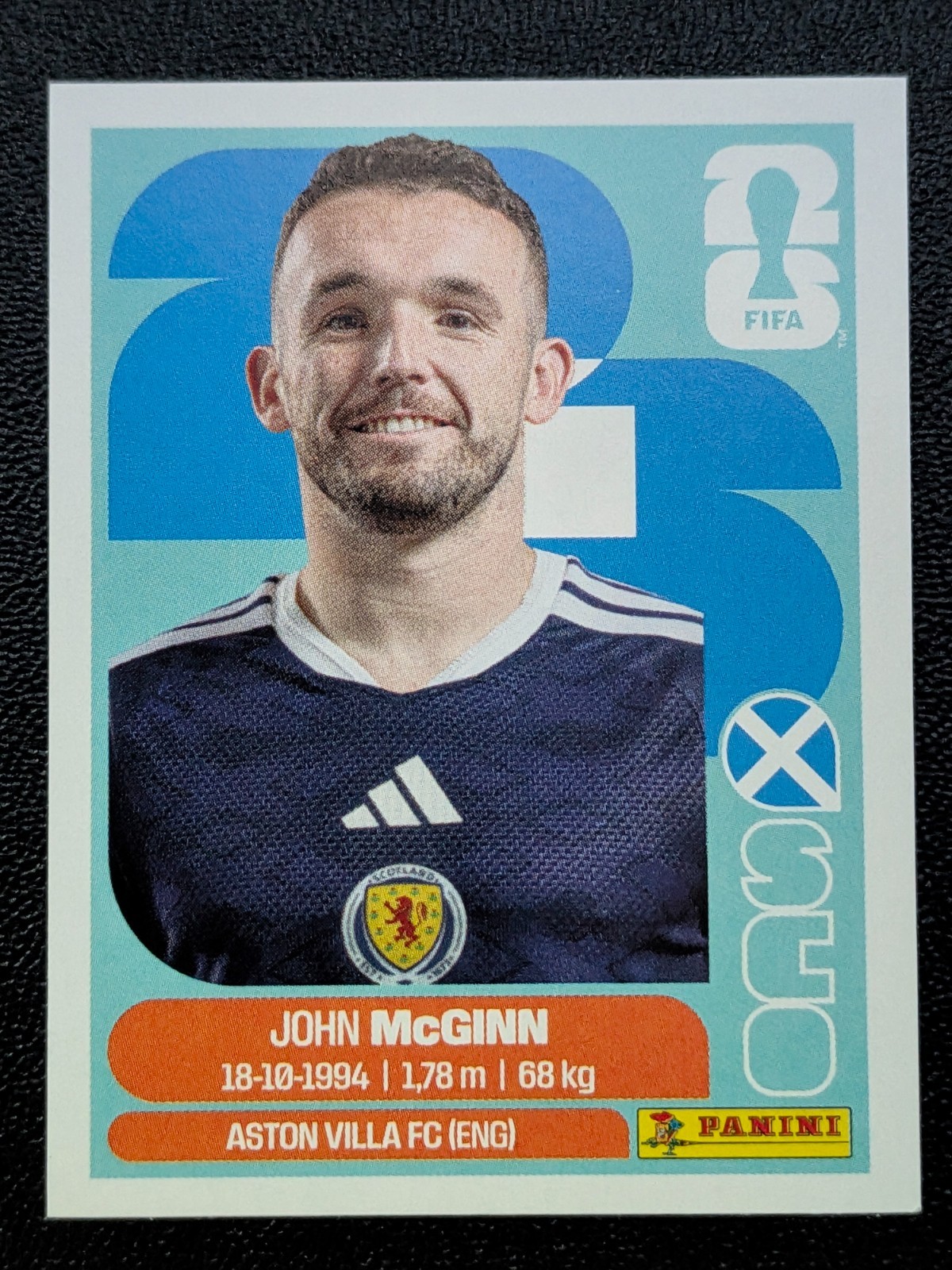 2026 Panini FIFA World Cup Sticker John McGinn #SCO 17 – Scotland