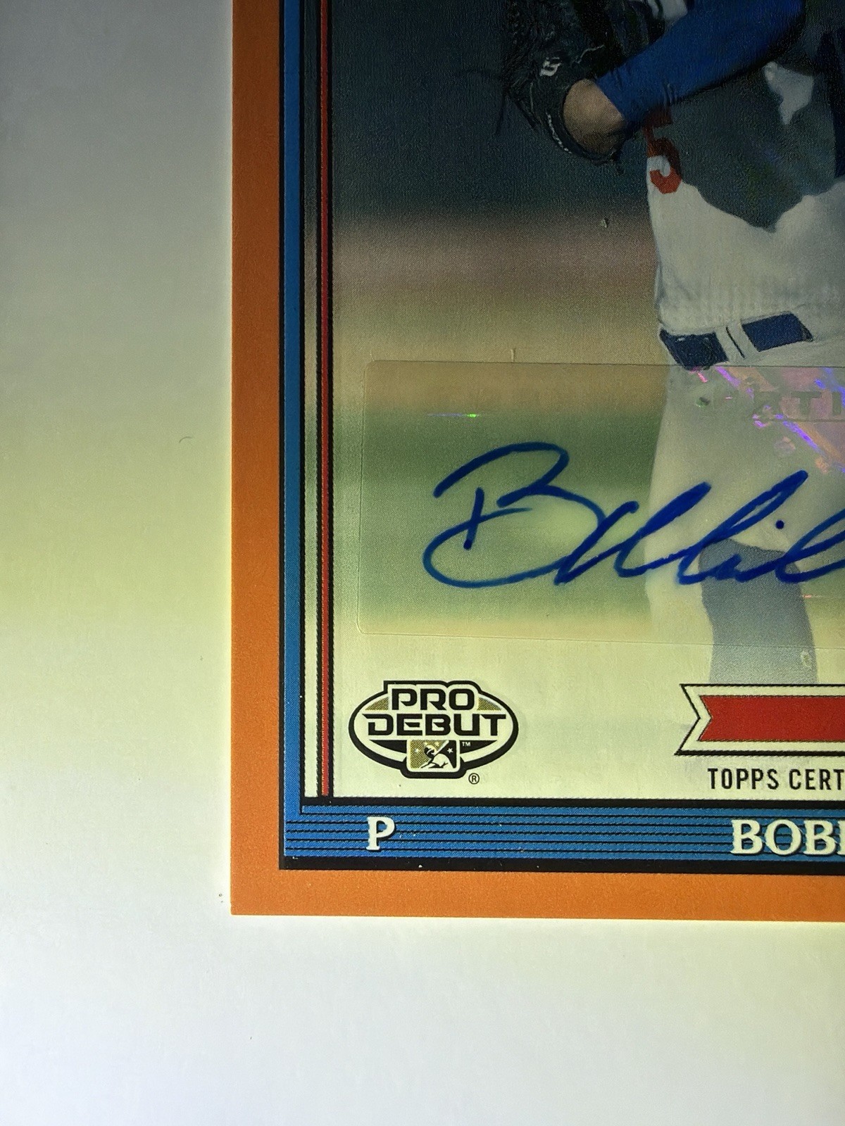 2021 Topps Pro Debut Bobby Miller Orange Auto #20/25 Dodgers Prospect Autograph