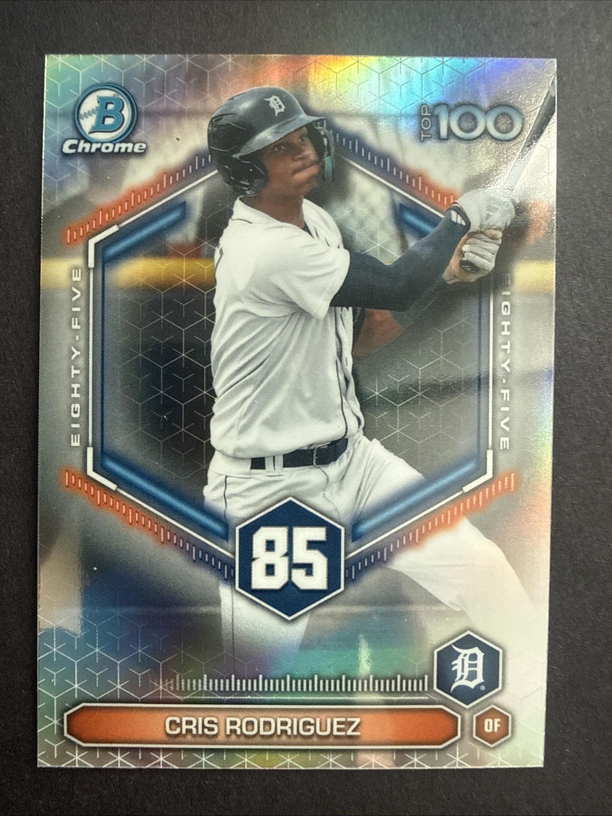 2026 Bowman CRIS RODRIGUEZ Bowman Scouts Top 100 Insert #BTP-85 Detroit Tigers