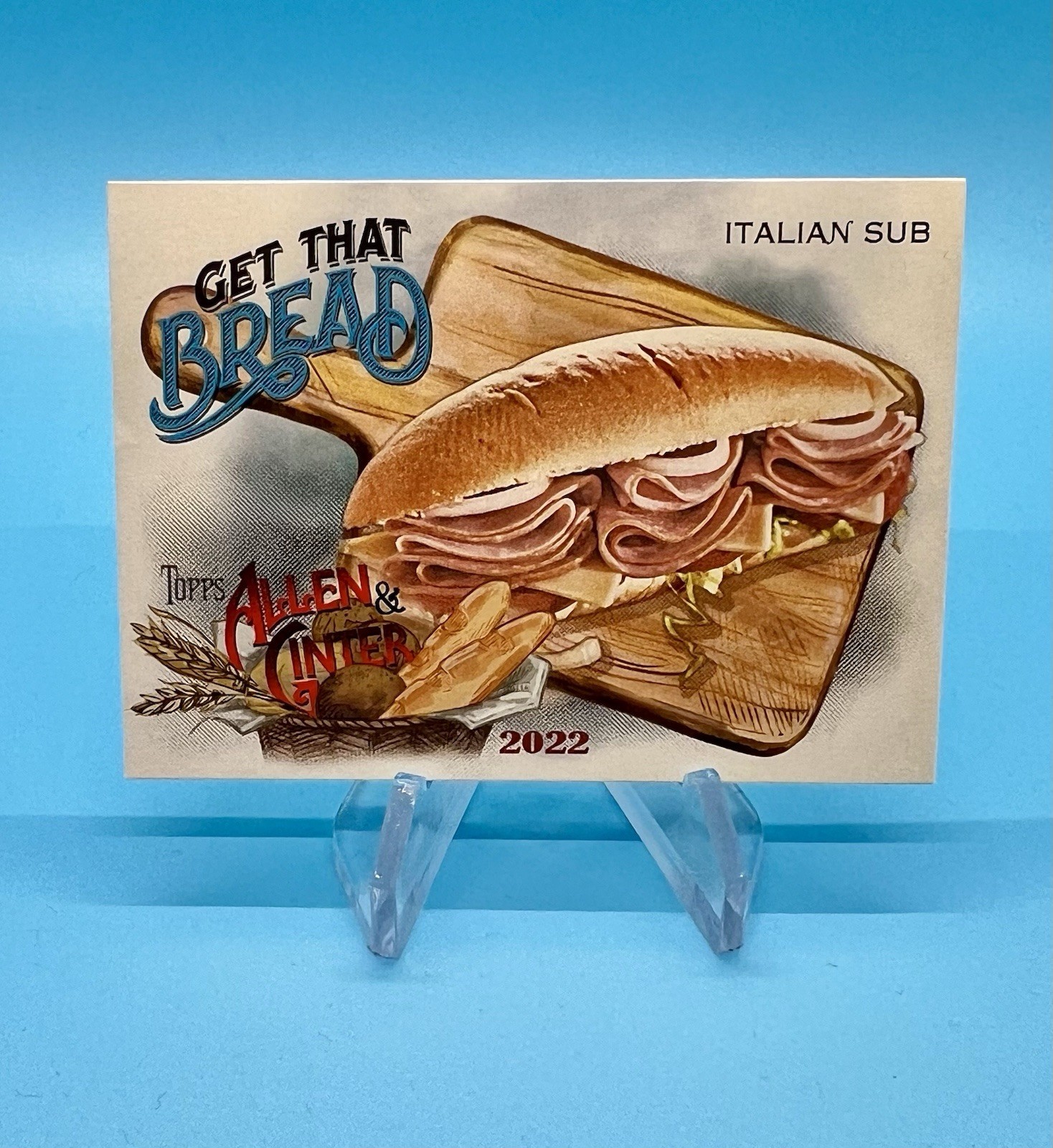 Italian Sub 2022 Topps Allen & Ginter #GTB-2 Get That Bread