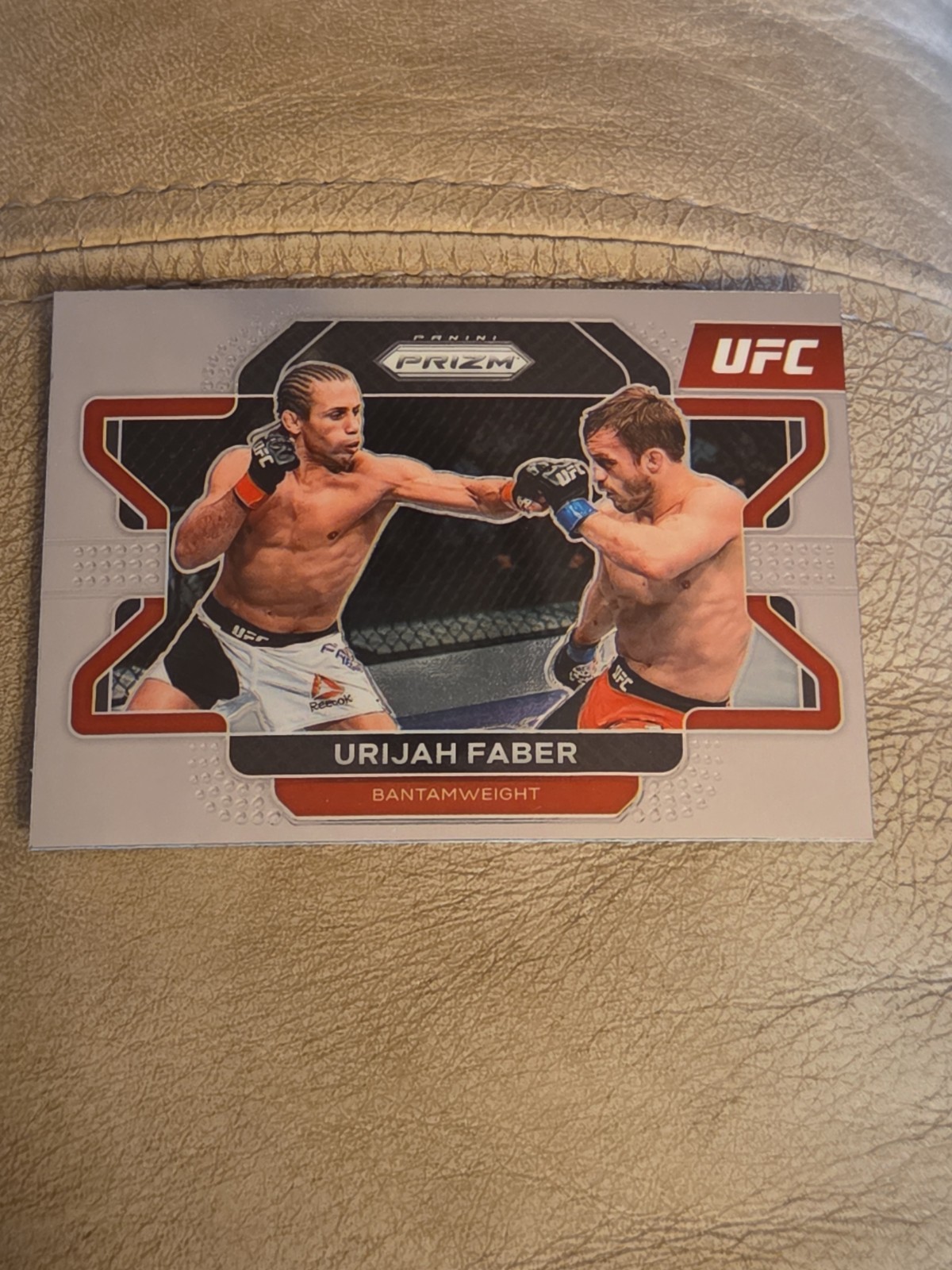 2022 Prizm UFC Urijah Faber Base Card Bantamweight N1