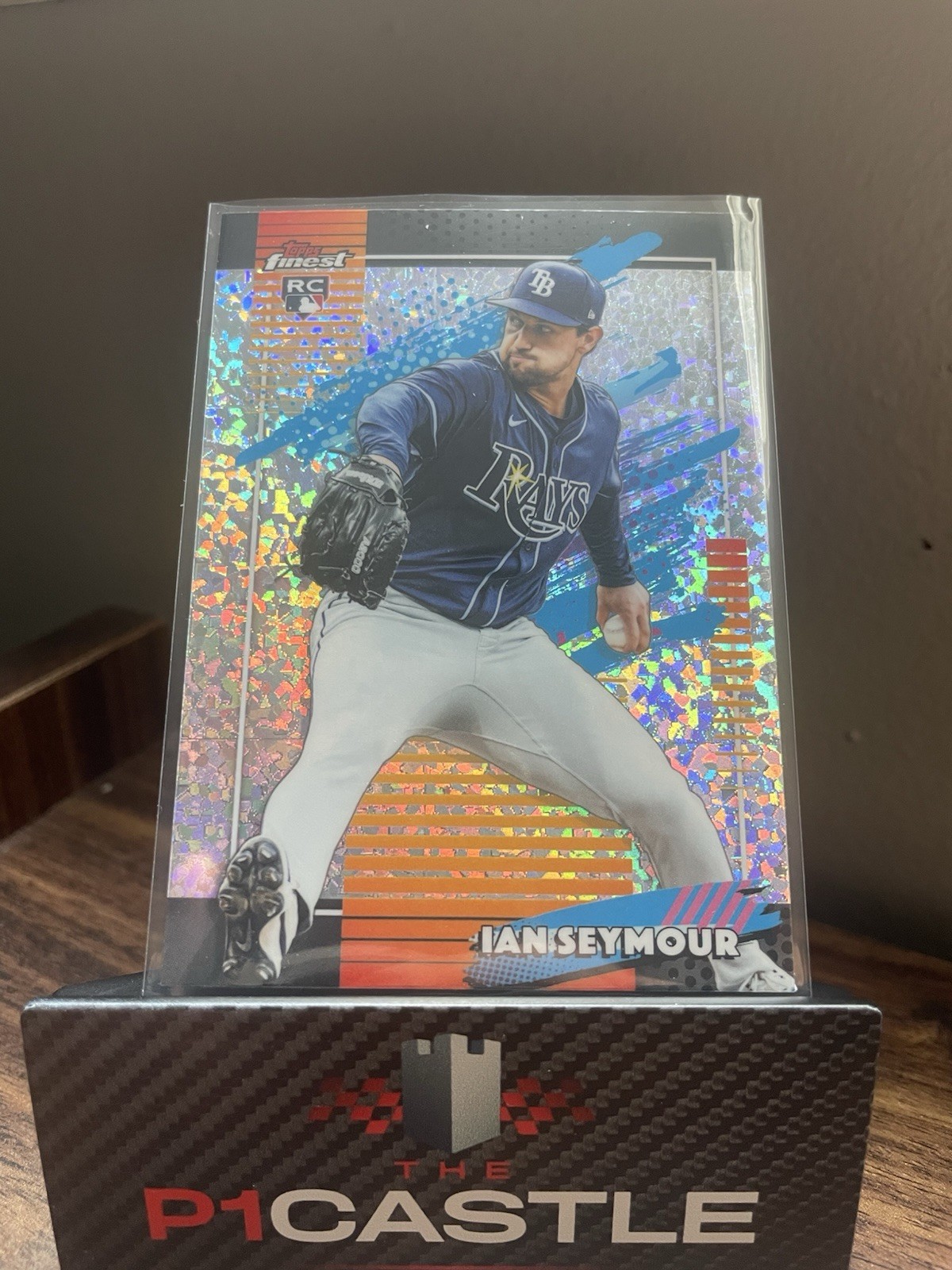 2026 Topps Finest Ian Seymour Rookie Mini Diamond Uncommon #154 Rays