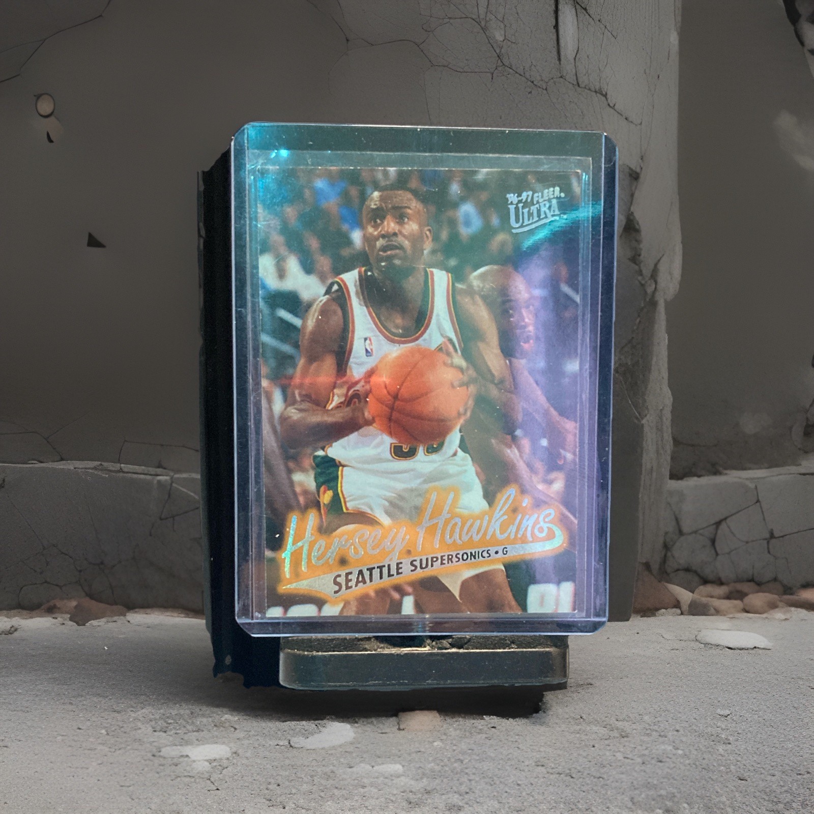 1996-97 Fleer Ultra – Hersey Hawkins #102 Seattle Sonics
