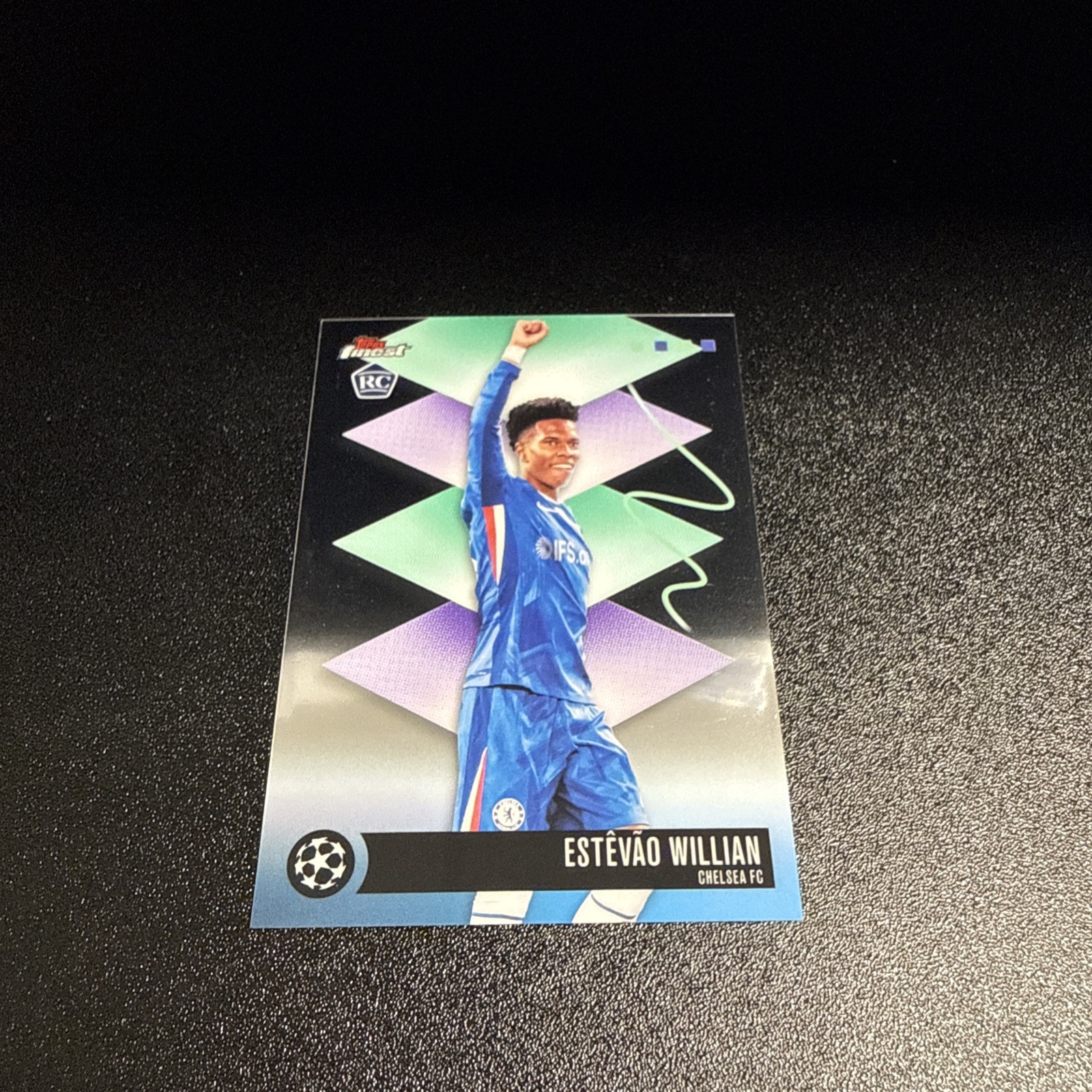Estevao Willian 2025-26 Finest UCC Rookie RC RARE #433