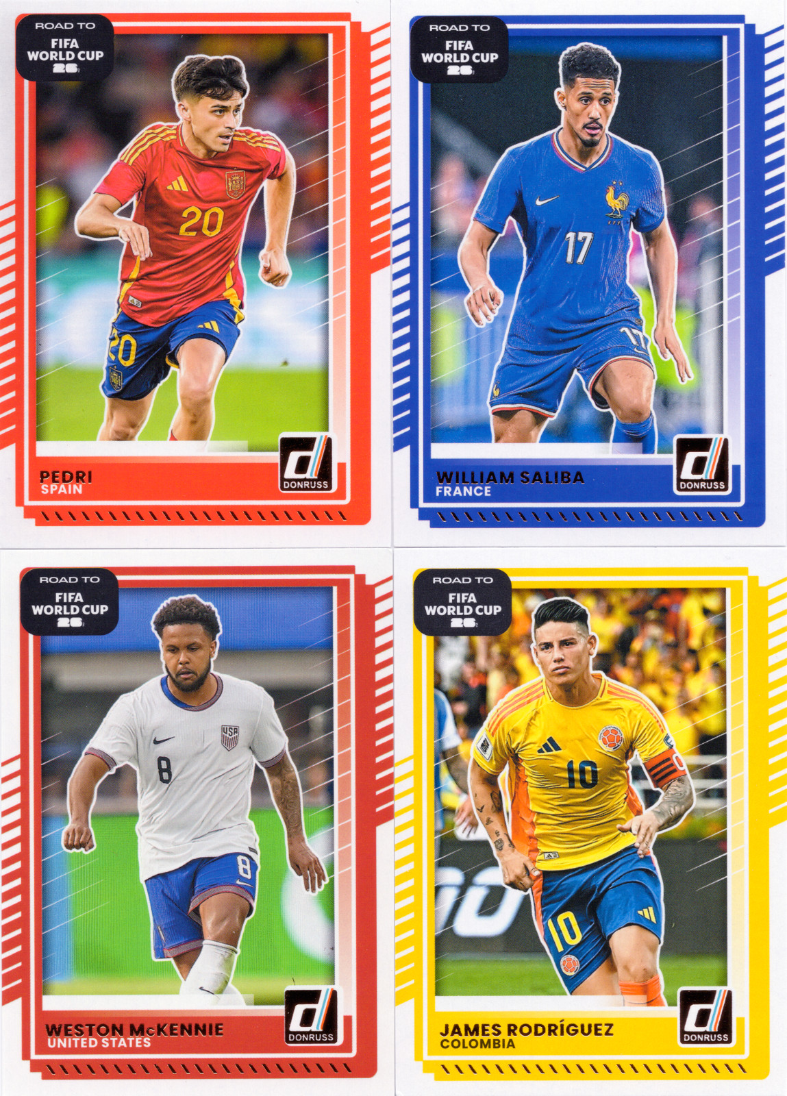 2025-26 Donruss Road to FIFA World Cup #1-250 You Pick 2+ Cards Free Ship Soccer