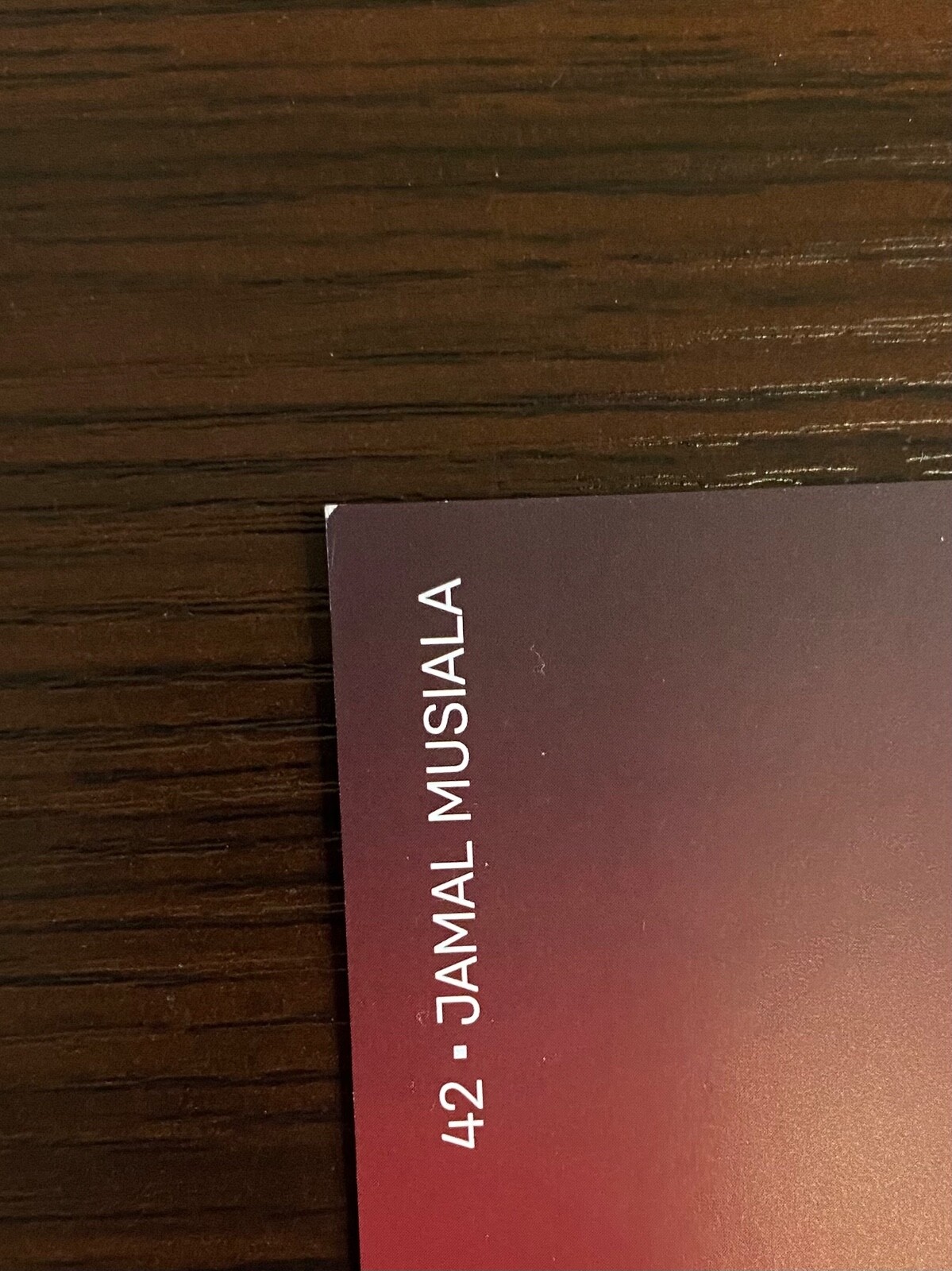 2023/2024 Jamal Musiala Signed Bayern Munich Club Card Authentic Auto Germany