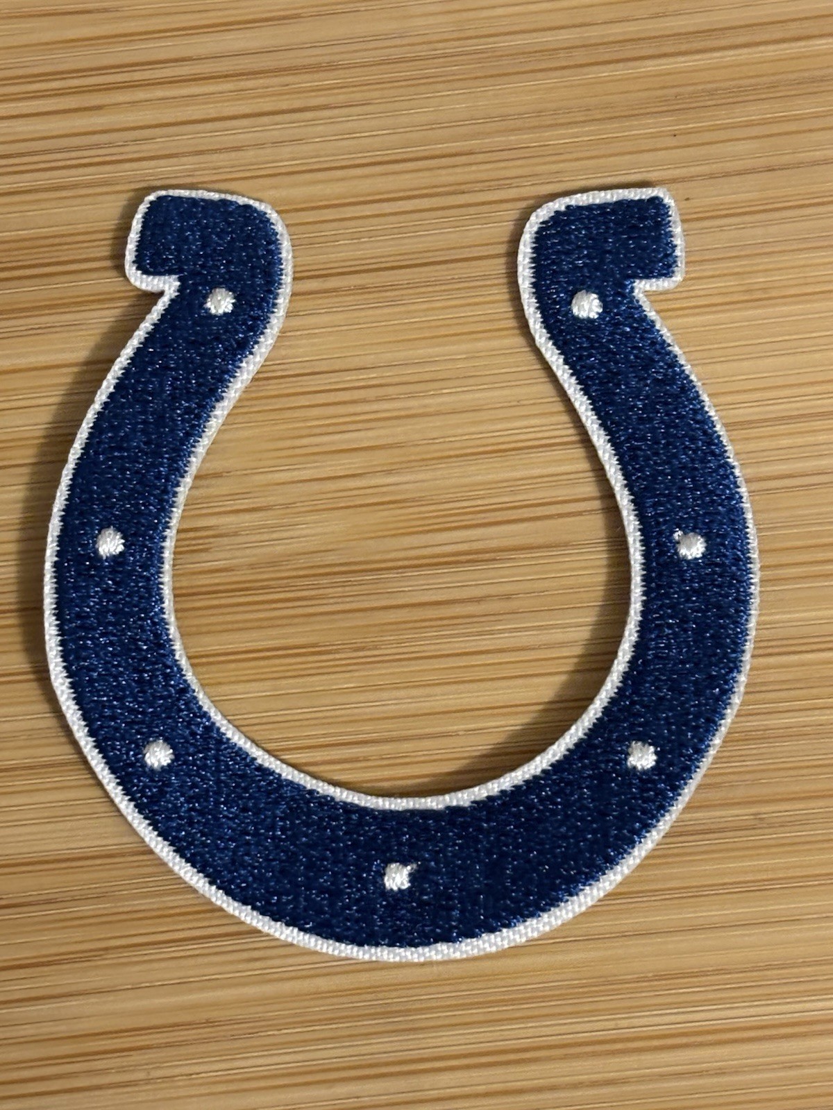Indianapolis Colts Embroidered Iron On Patch Great On Jackets & Hats Horse Shoe