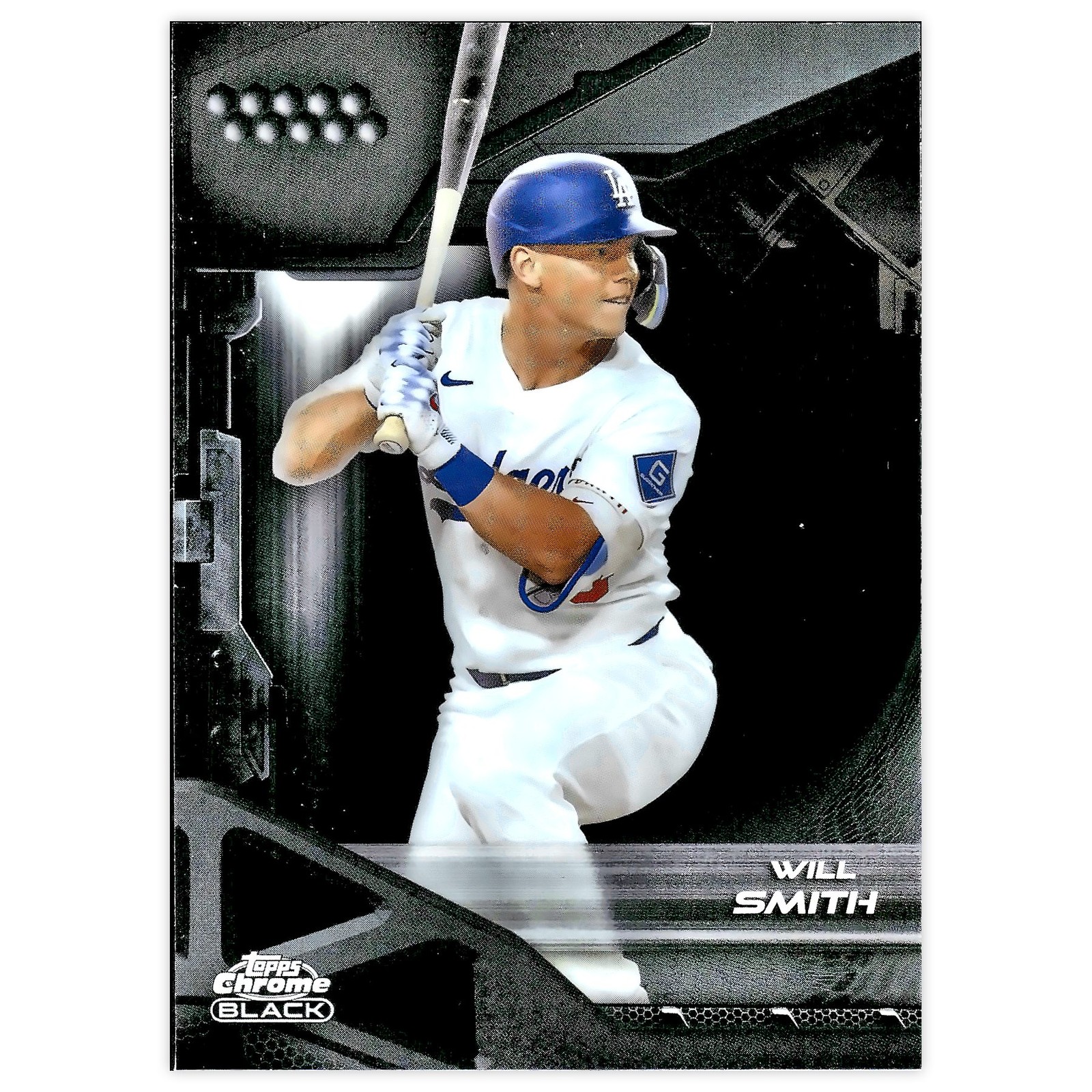 Will Smith 2026 Topps Chrome Black #141 Los Angeles Dodgers