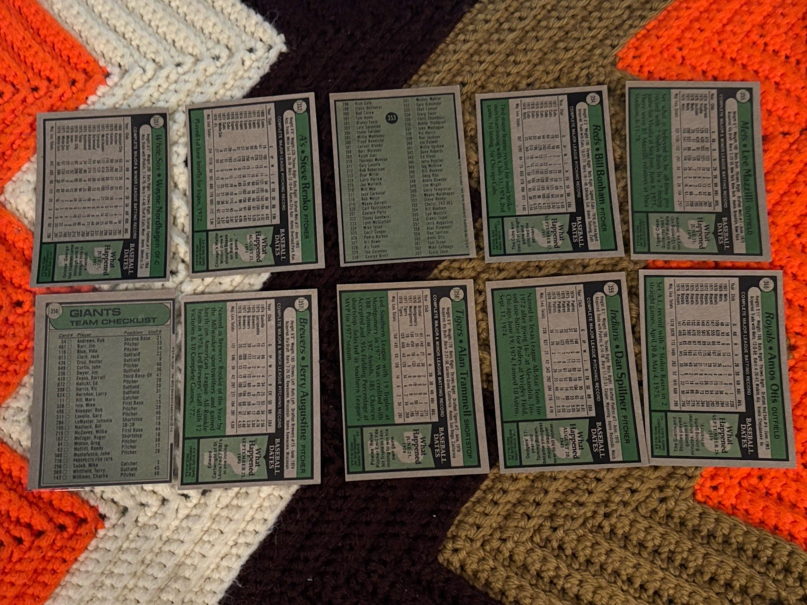 1979 Topps Baseball U-Pick #351-525 VGEX Free Shipping on 3+ Cards!