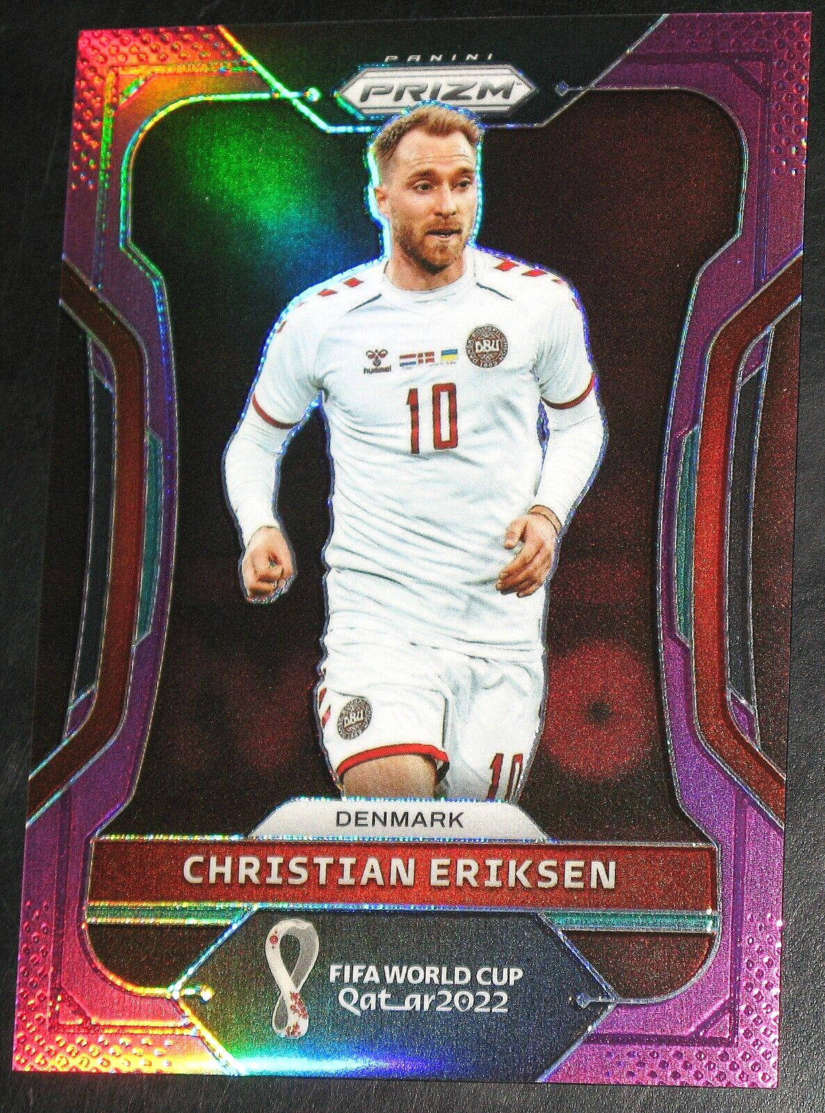 2022 Prizm World Cup Christian Eriksen PURPLE # 155/199 #67 Base Denmark