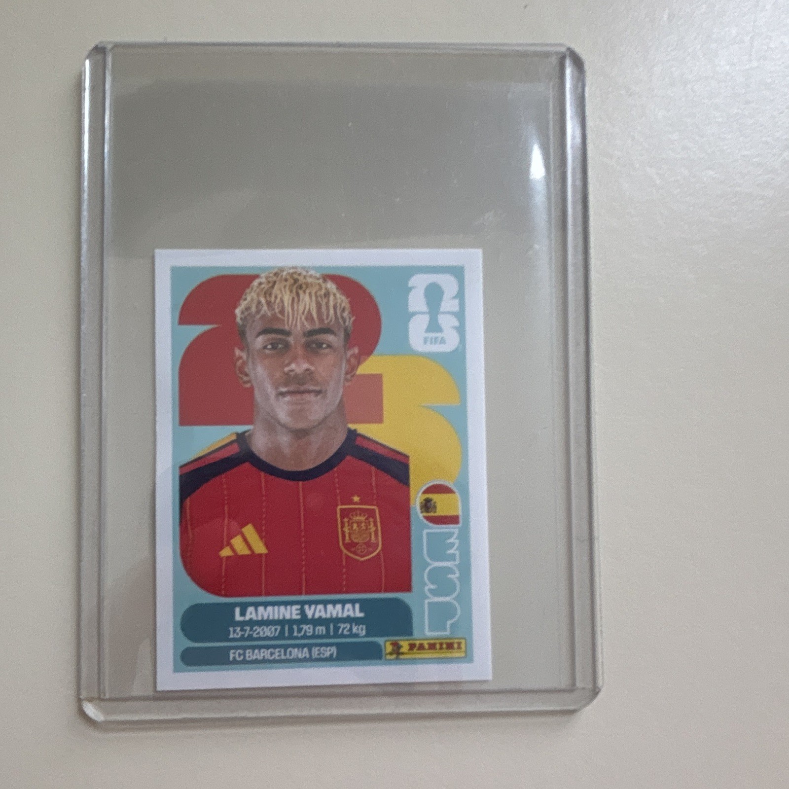 Panini FIFA World Cup 2026 Lamine Yamal ESP 15 Sticker FC Barcelona Spain