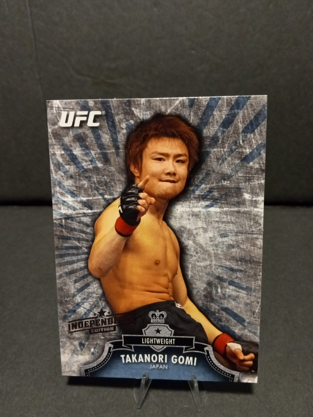 Takanori Gomi #63 2012 Topps Bloodlines RARE Independence Day Edition UFC Card