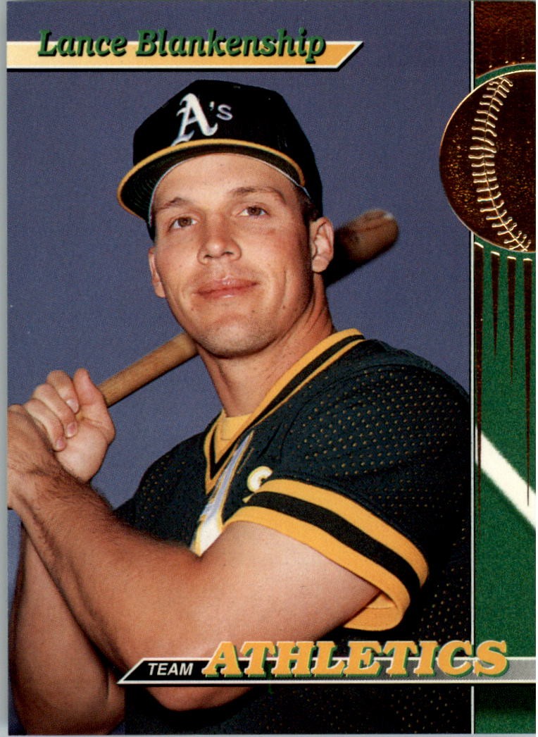 1993 A’s Stadium Club #2 Lance Blankenship – BB