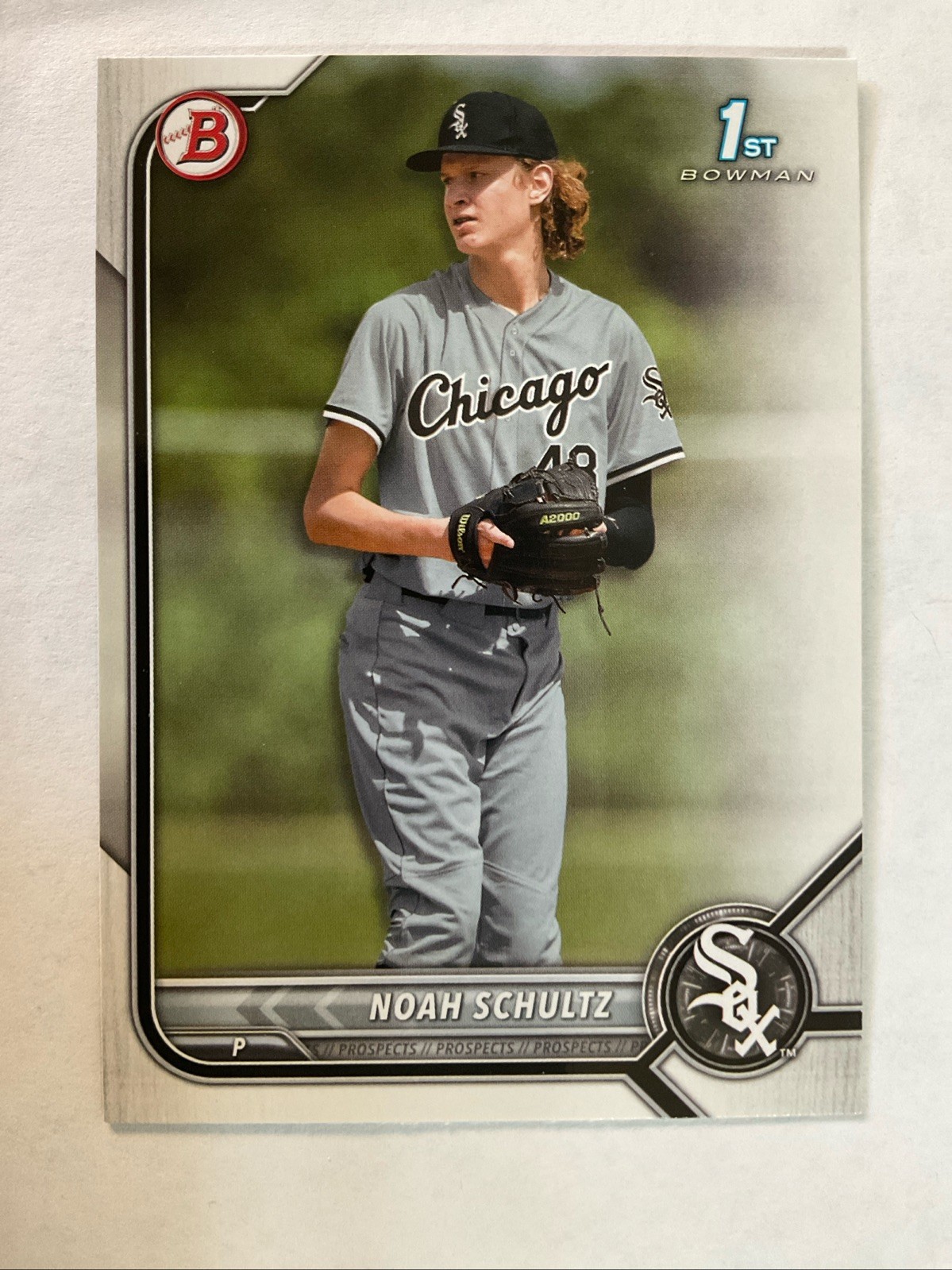 2022 Bowman Draft NOAH SCHULTZ 1st Bowman RC Chicago WHITE SOX #BD-56