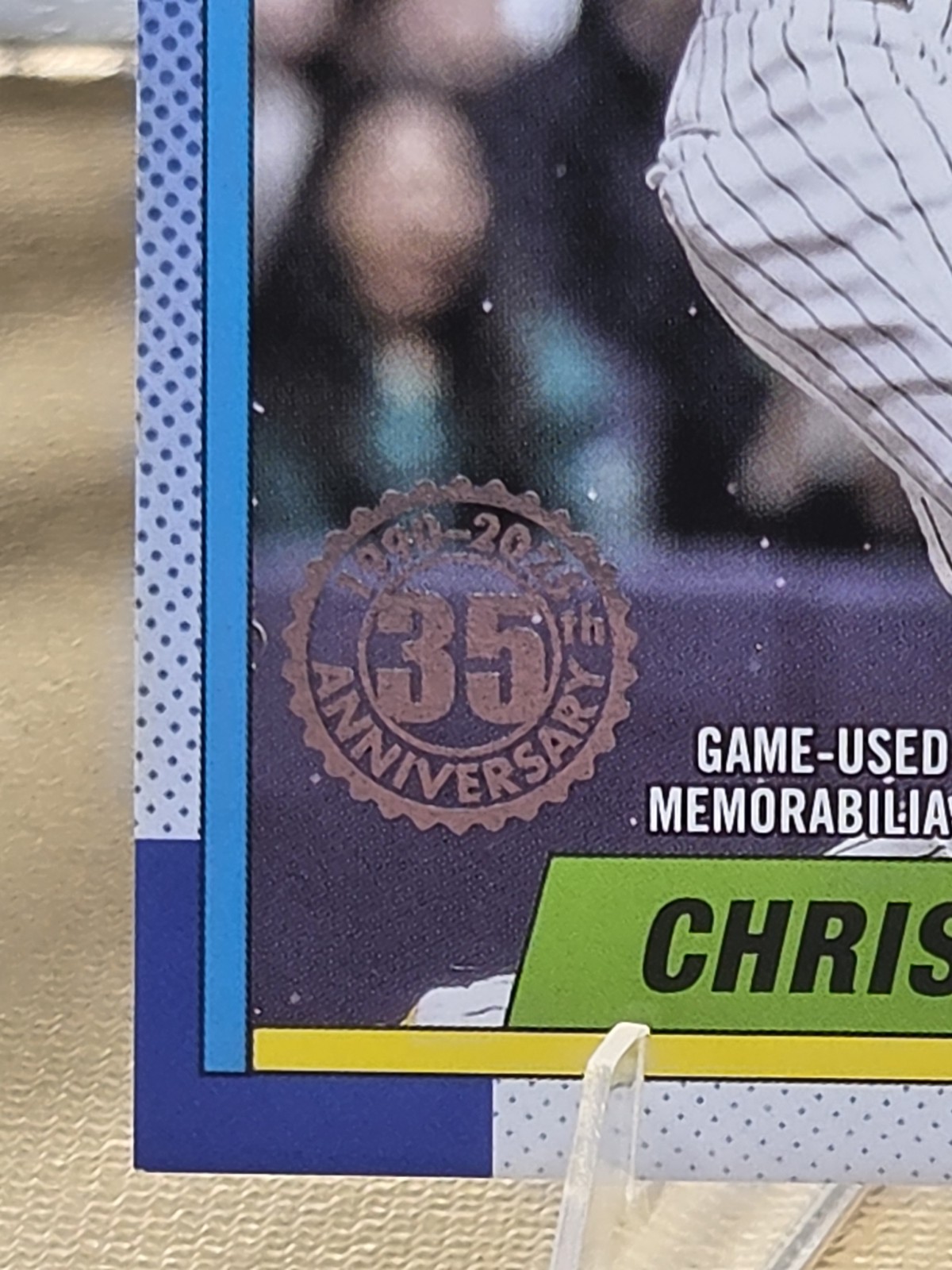 Christian Yelich Patch 2025 Topps – 1990’s Anniversary Relic #90RU-CY Brewers 🔥