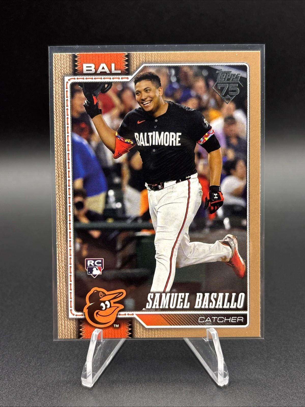 2026 Topps Series 1 – Samuel Basallo #104 Gold /2026 (RC) Rookie Orioles