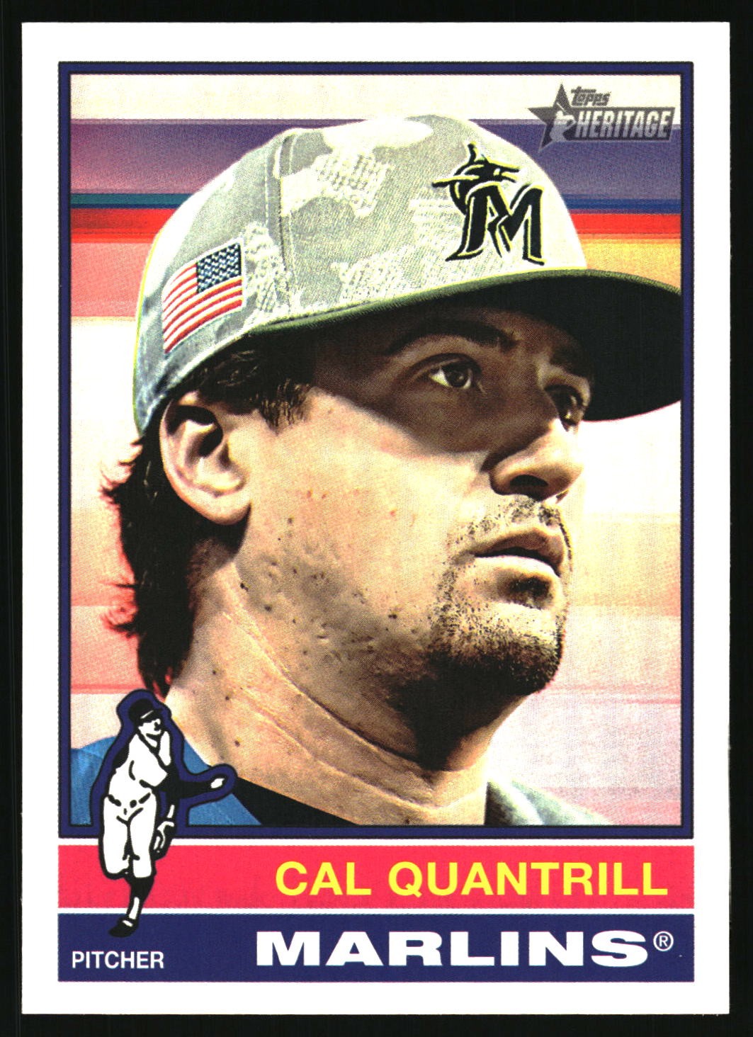 2025 Topps Heritage Cal Quantrill #501 Baseball Card