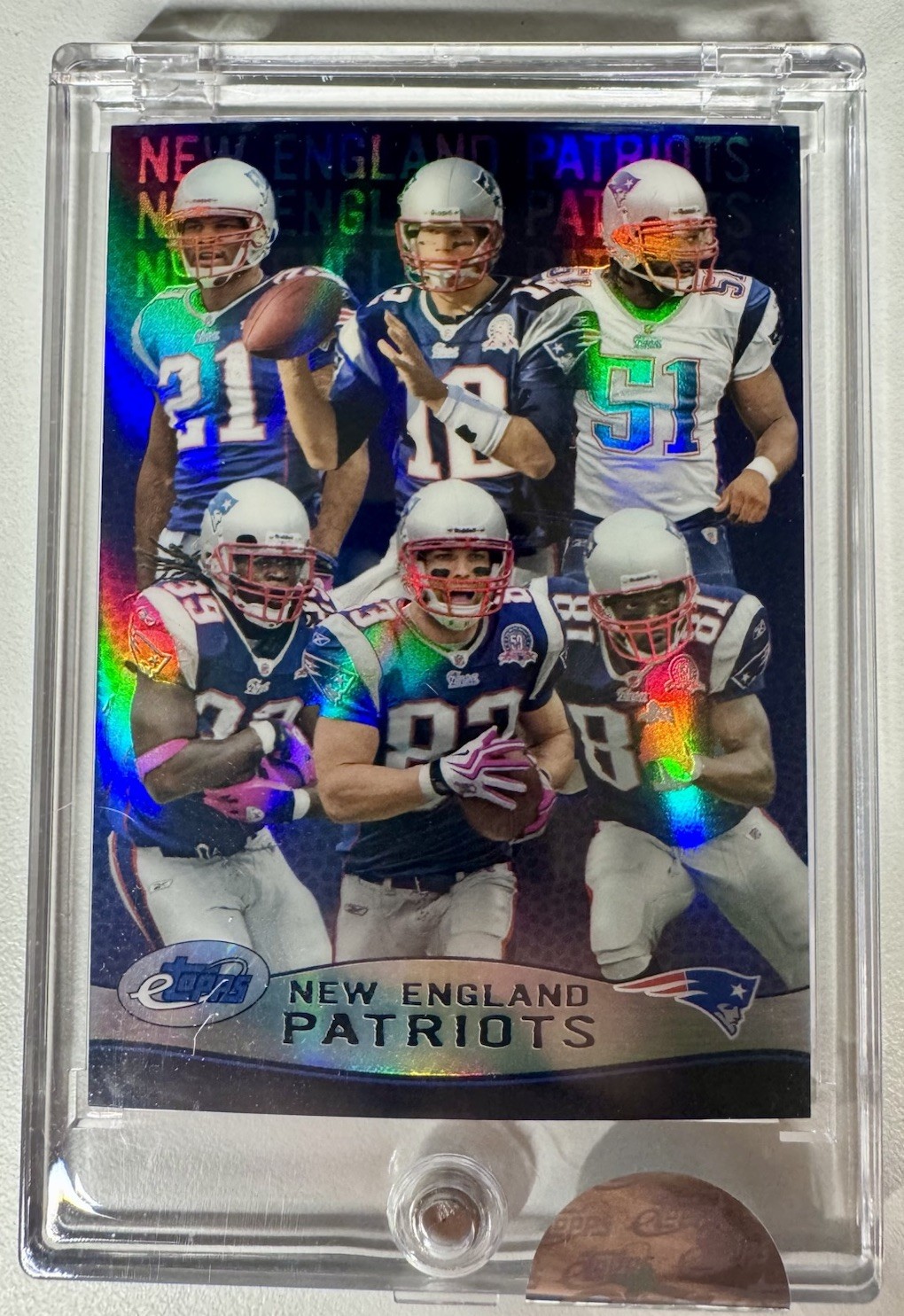 2009 Topps eTopps – New England Patriots #50 Team Card 386/749 Factory Sealed