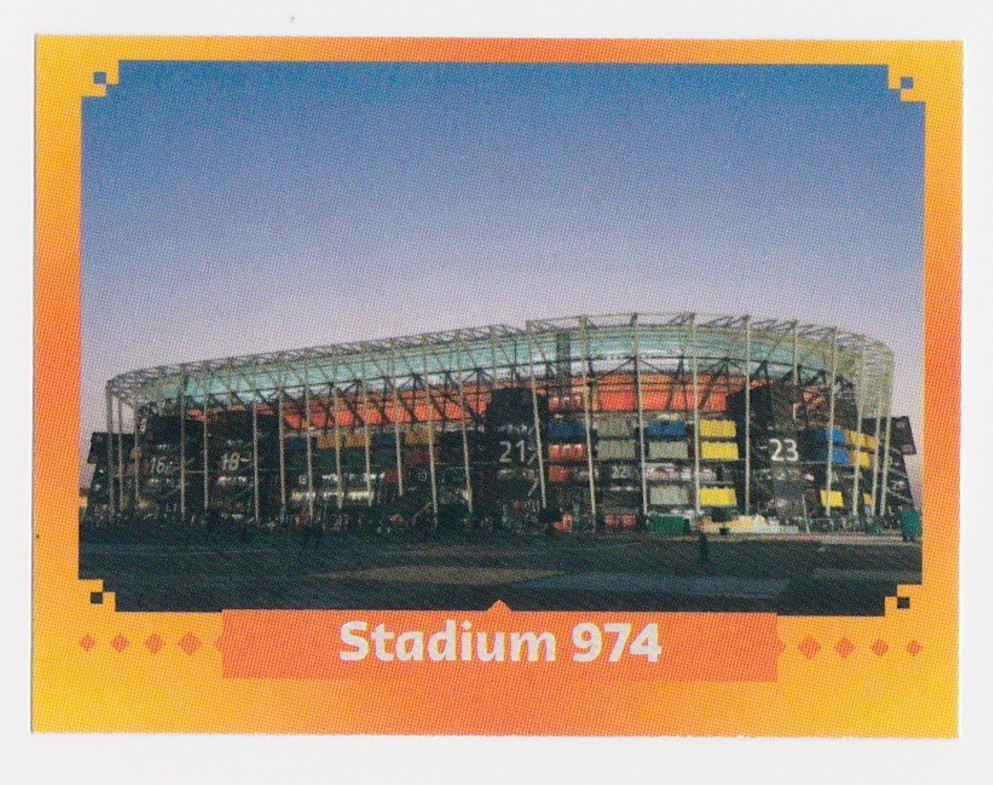2022 World cup Chromos, stadiums Trophy mascot Panini Qatar