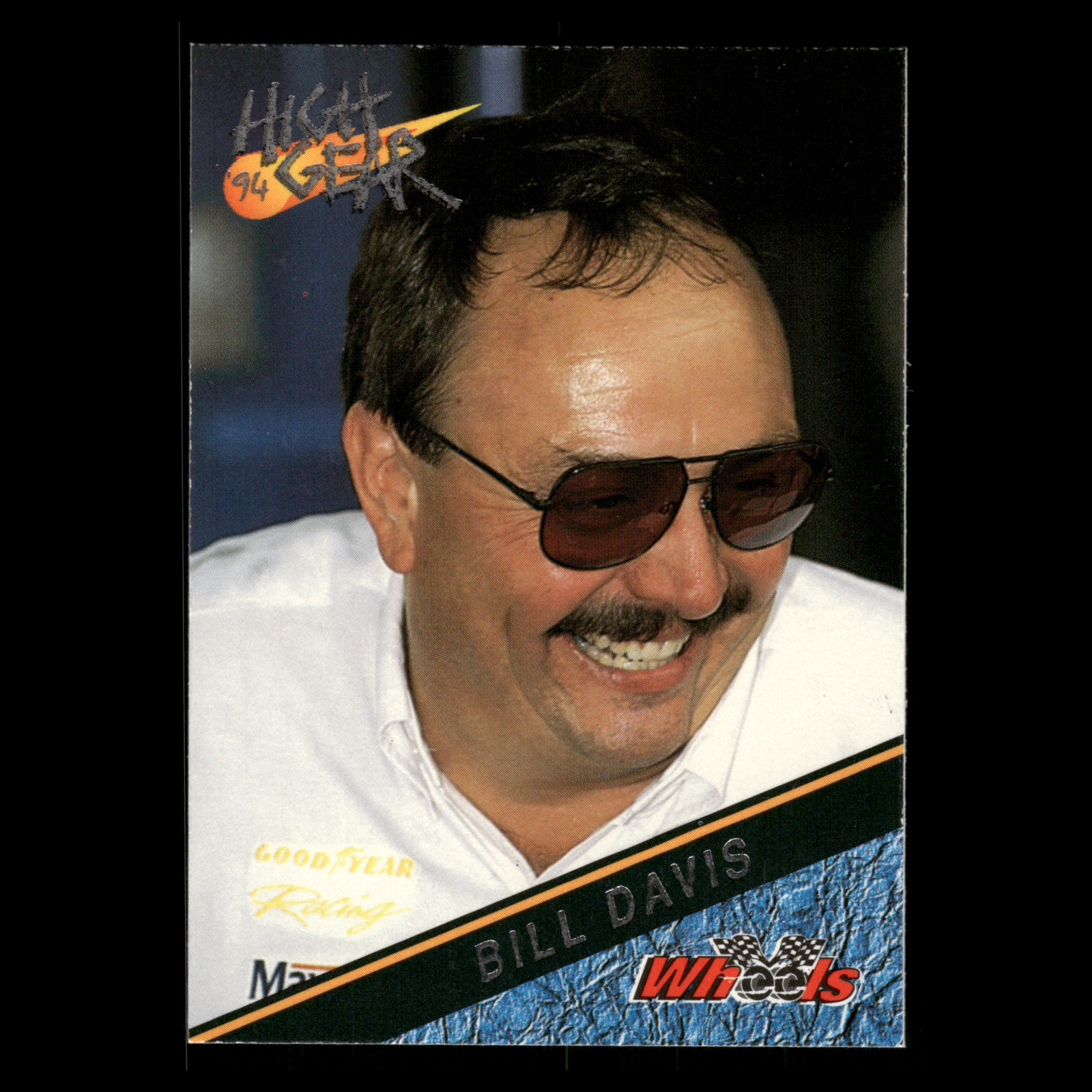 Bill Davis #34 1994 Wheels High Gear Bill Davis Racing Racing Card