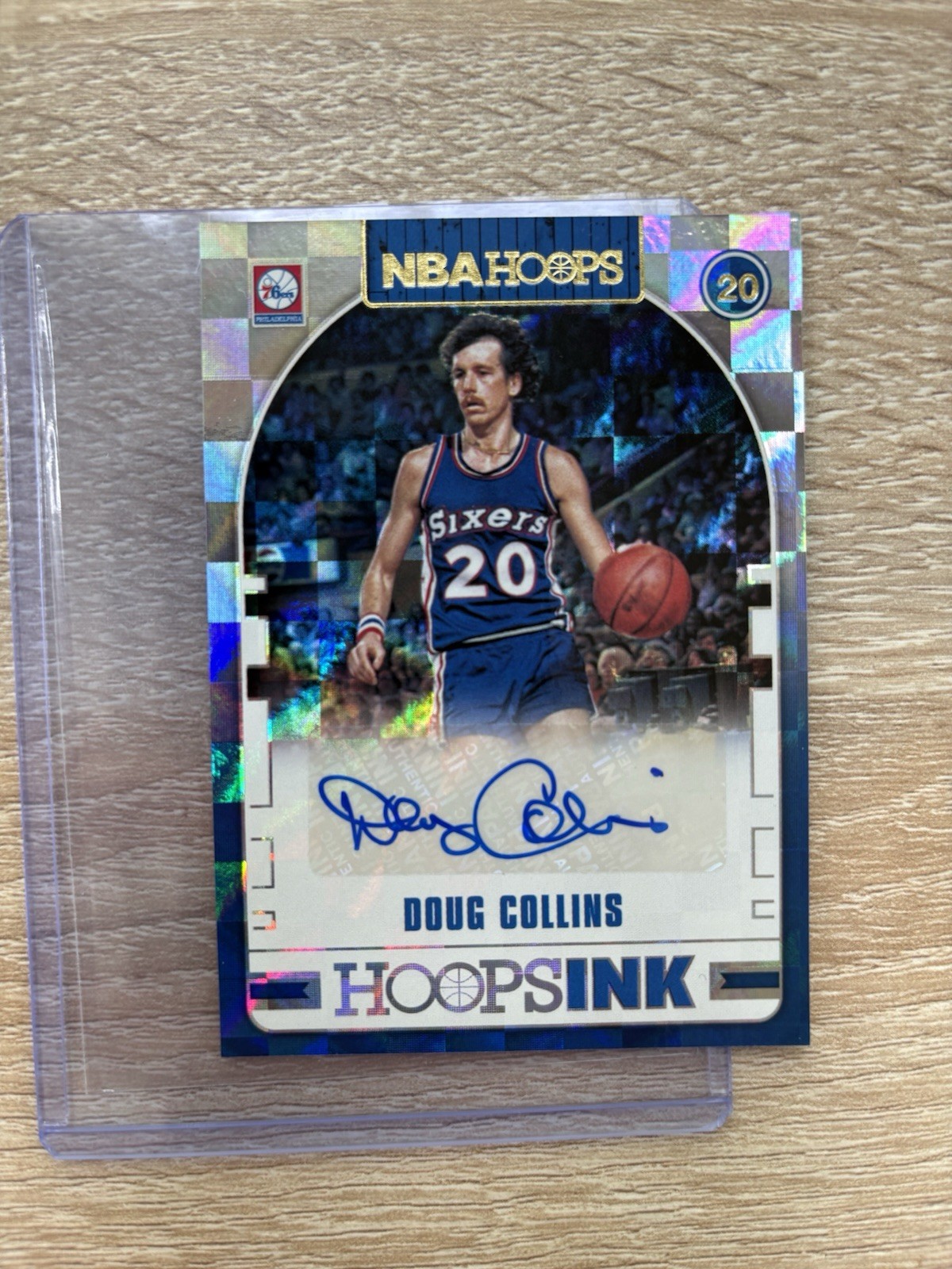 2018-19 Panini NBA Hoops Ink Doug Collins Auto #HI-DCL HOF 0i8 Philly 76ers