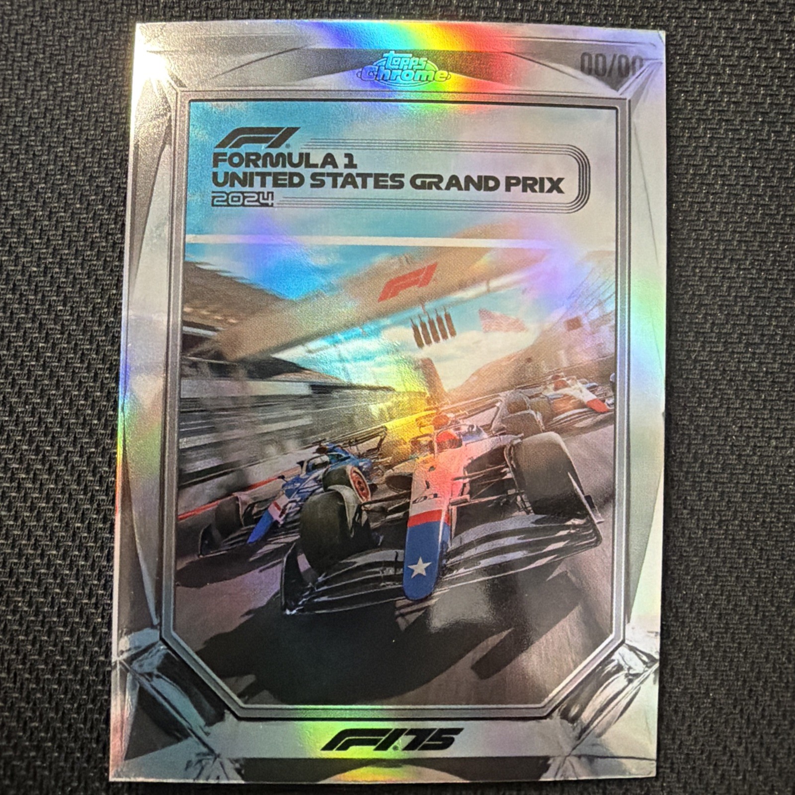 2025 Topps Chrome Formula 1 F1 United States Grand Prix #F175-8 Refractor 00/00