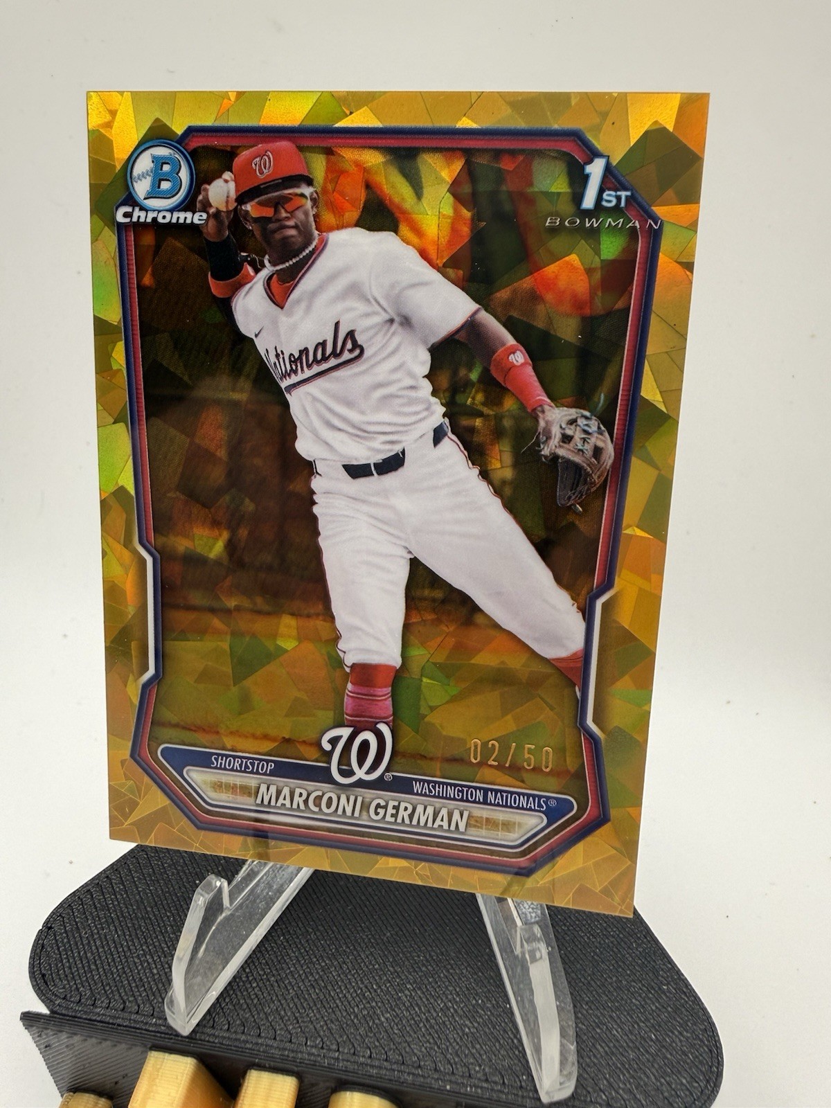 2026 Bowman Sapphire Marconi German #BCP-100 1st Bowman Gold /50