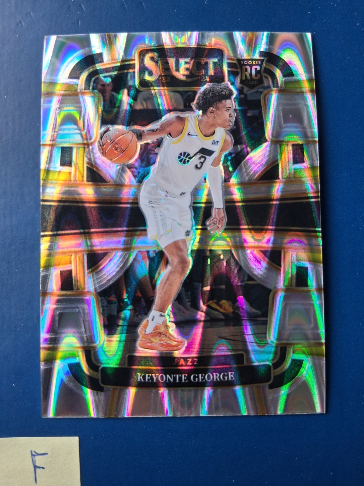 2023-24 Panini Select Tetonic Prizm Keyonte George #75 Jazz Rookie RC
