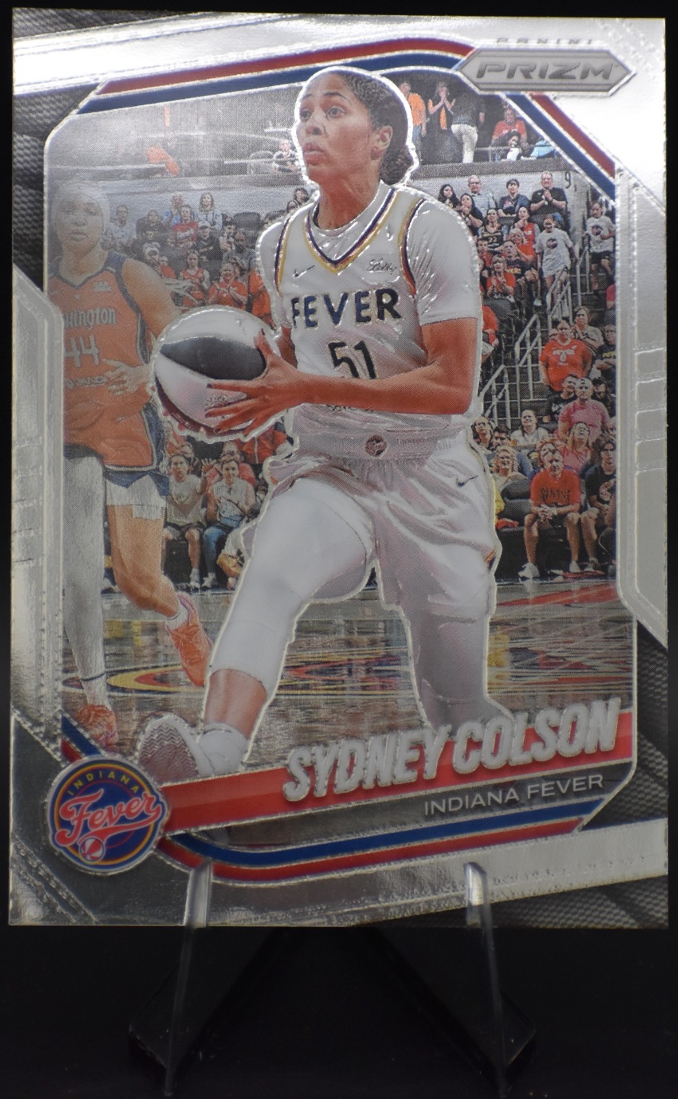 2025 Panini Prizm Sydney Colson White Seismic #1 & BASE CARD – Indiana Fever