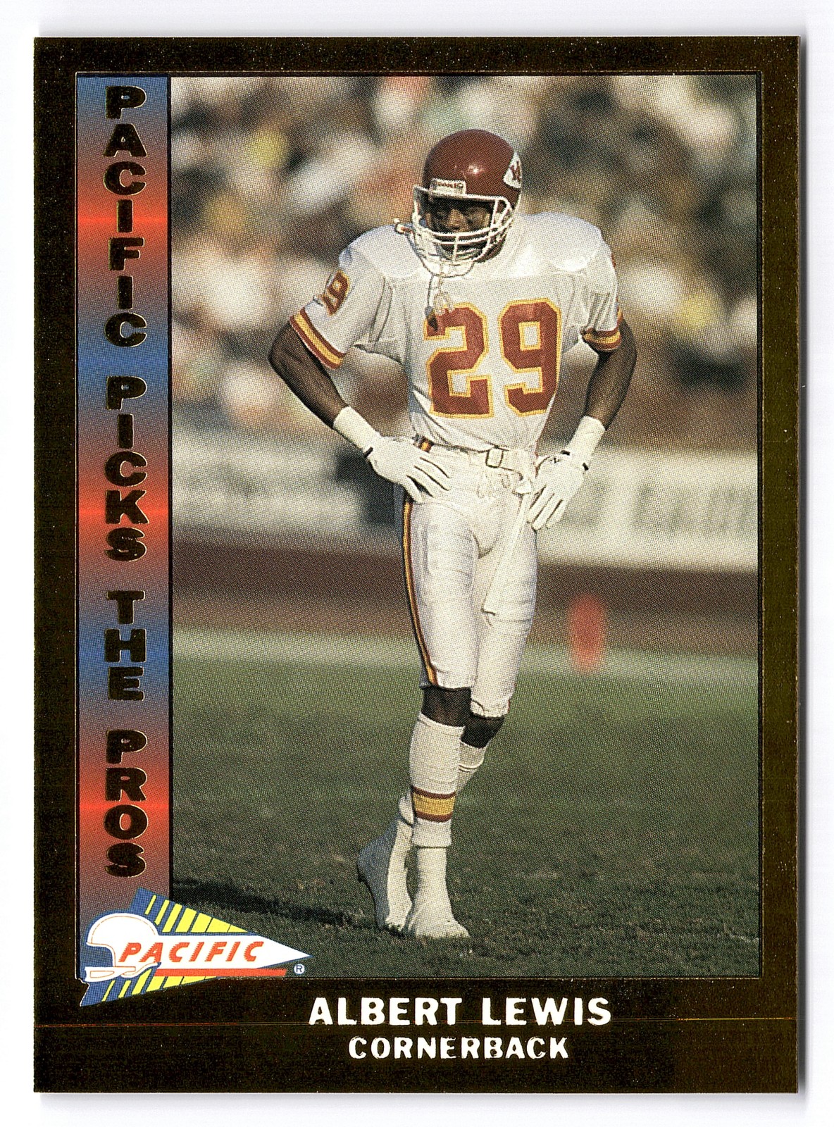 1991 Pacific Picks the Pros Gold SP #21 Albert Lewis Kansas City Chiefs