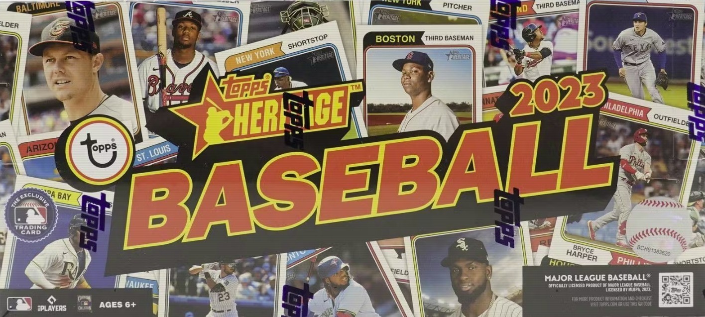 2023 Topps Heritage: Chrome Blue Sparkle Refractor SP “Pick a Card”