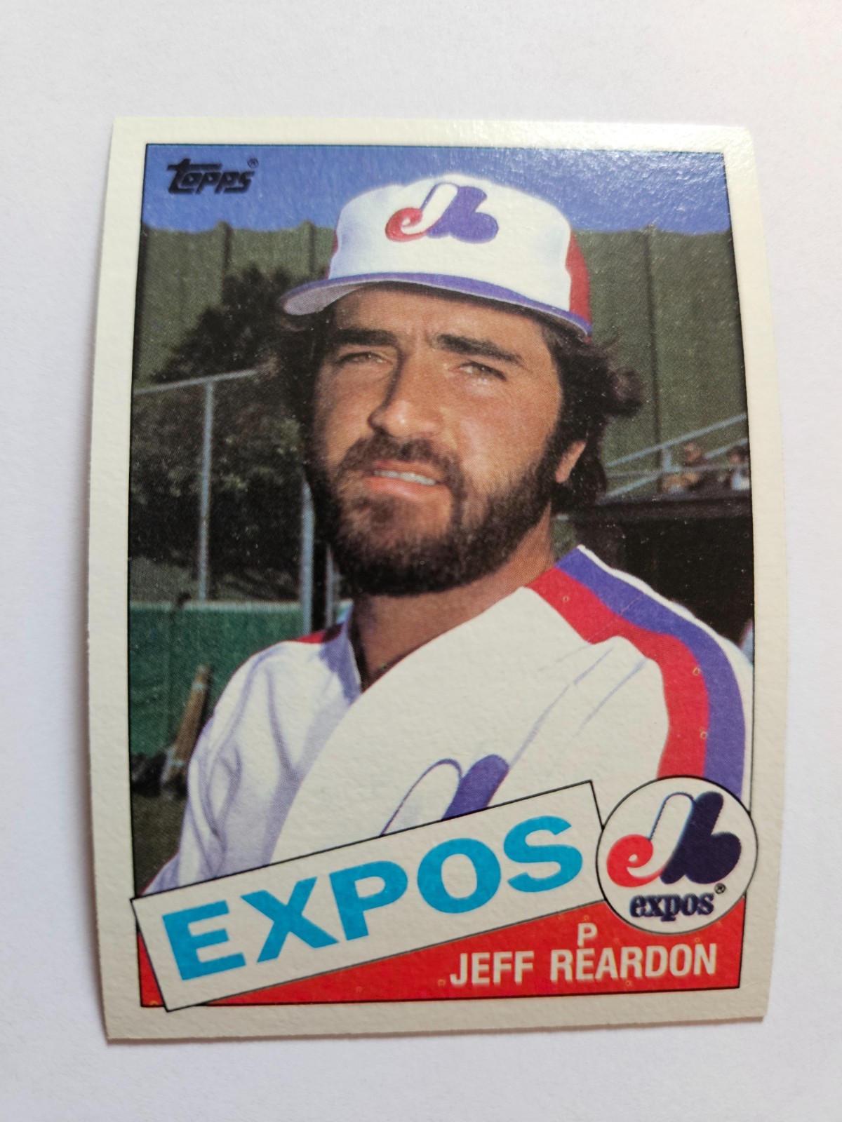 1985 TOPPS JEFF REARDON #375 NM