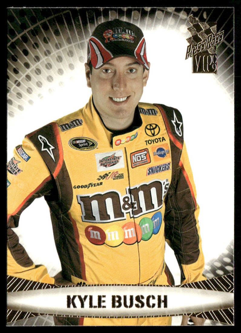 Kyle Busch 2009 Press Pass VIP #7 Joe Gibbs Racing