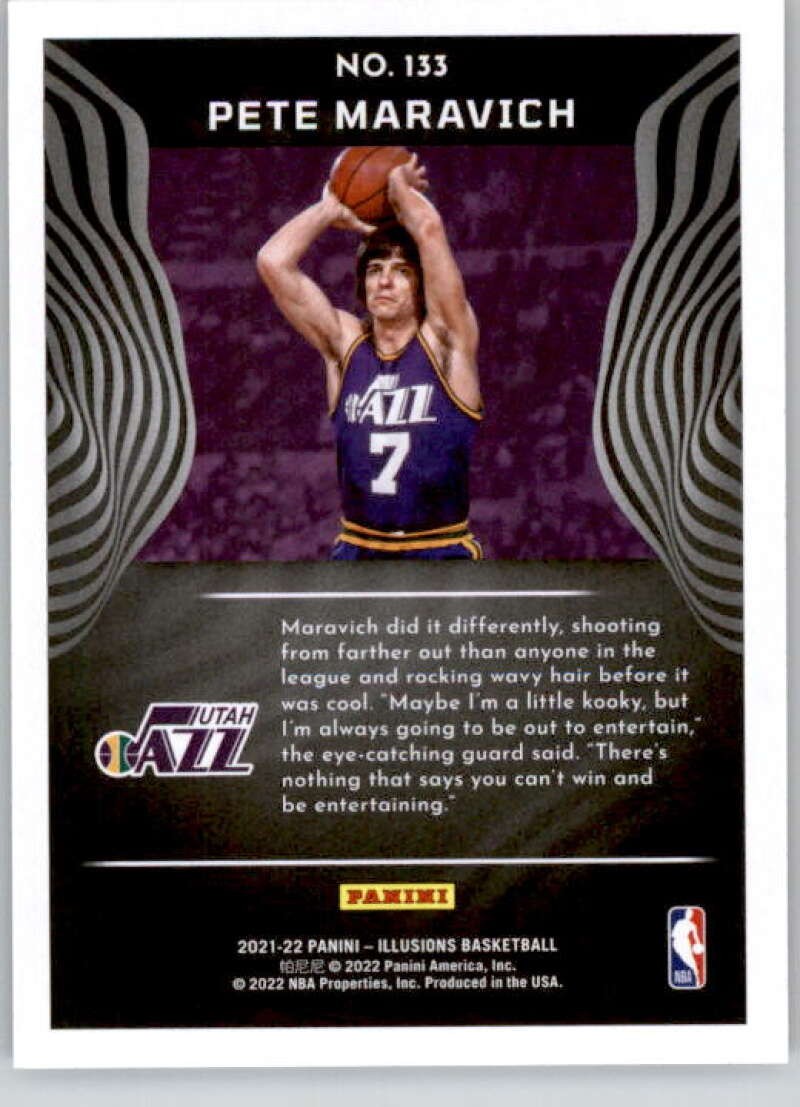 2021-22 PANINI ILLUSIONS #133 PETE MARAVICH UTAH JAZZ BASKETBALL