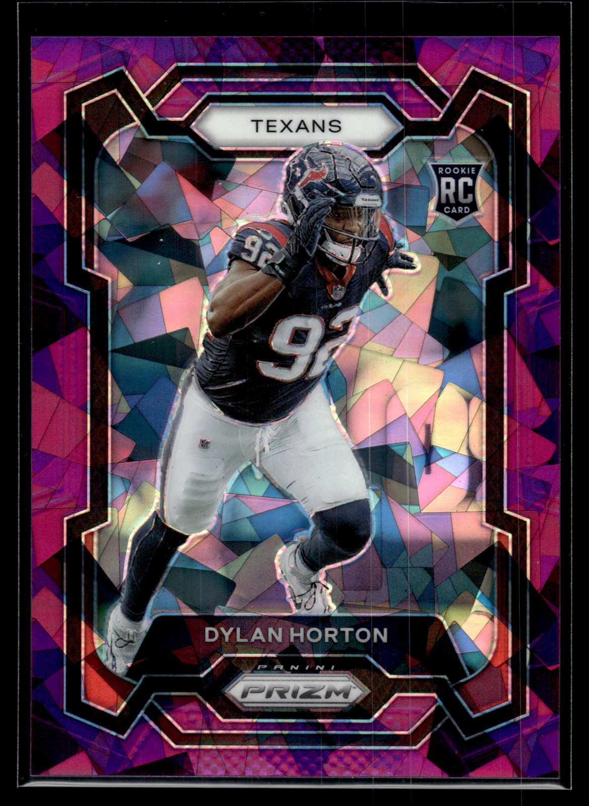 Dylan Horton 2023 Panini Prizm Purple Ice Prizm Rookie Card /225 #340