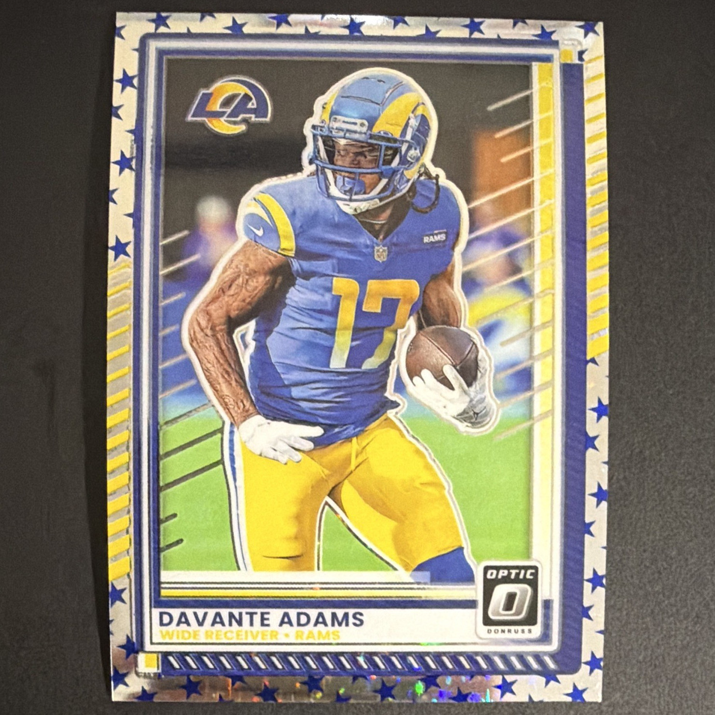 2025 Panini Donruss Optic Davante Adams Los Angeles Rams Stars ✨#64 Football