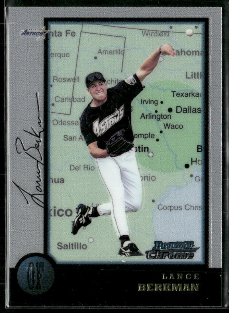 1998 Bowman Chrome #194 Lance Berkman International