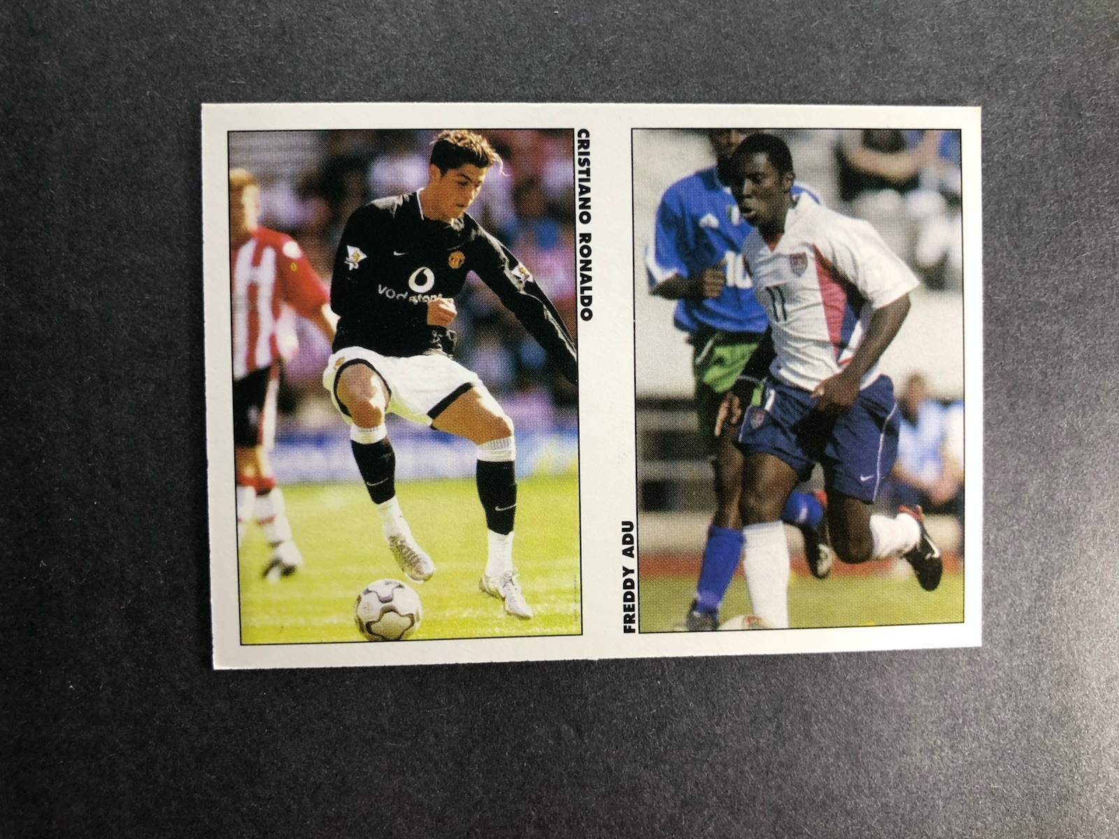 CRISTIANO RONALDO 2003 Soccer Pax UK Rookie RC Manchester United w/ ADU World