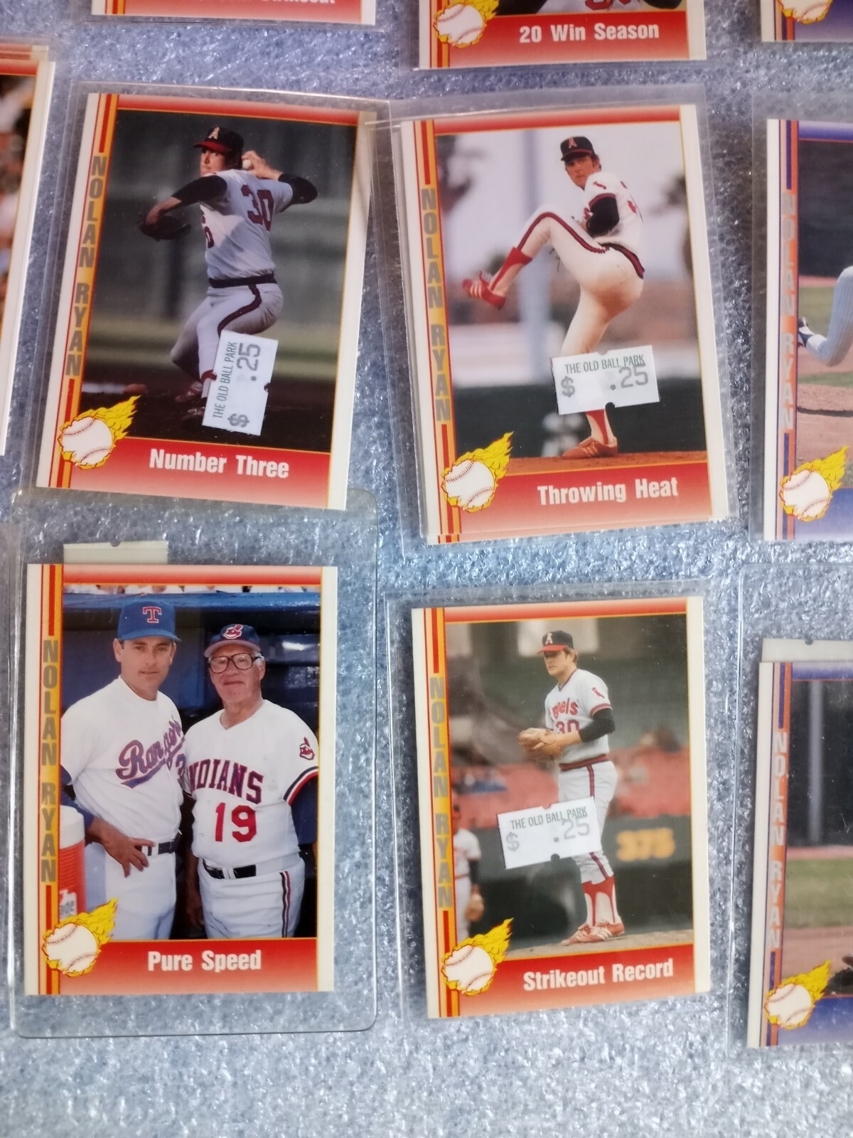 1991 Pacific Nolan Ryan Texas Express Singles You pick your cards