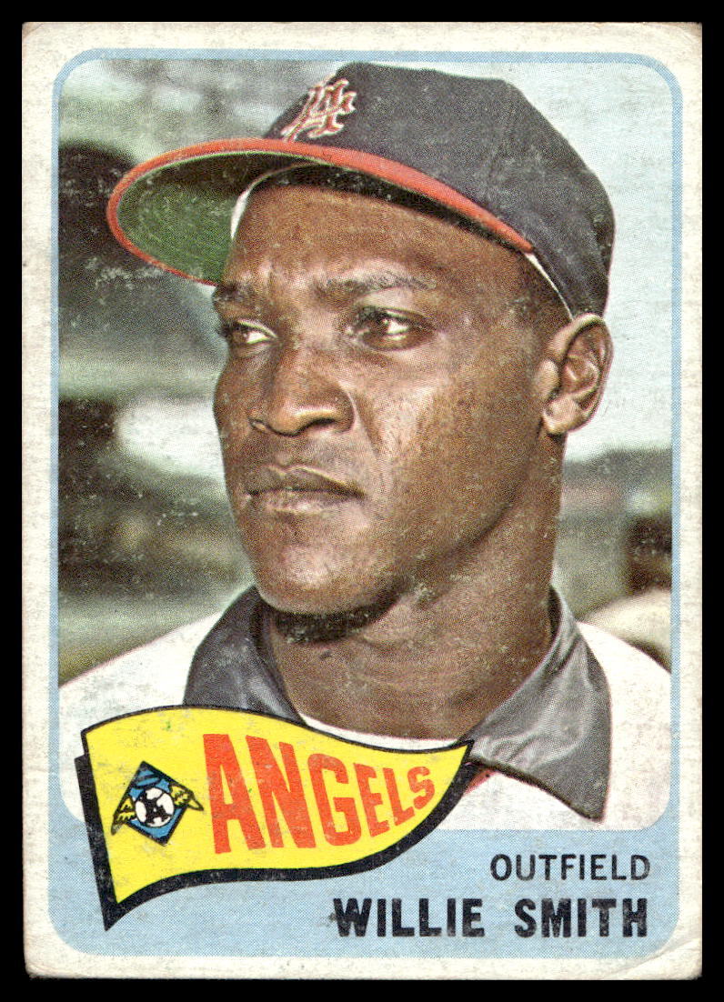 1965 Topps #85 Willie Smith Los Angeles Angels Low Grade Filler