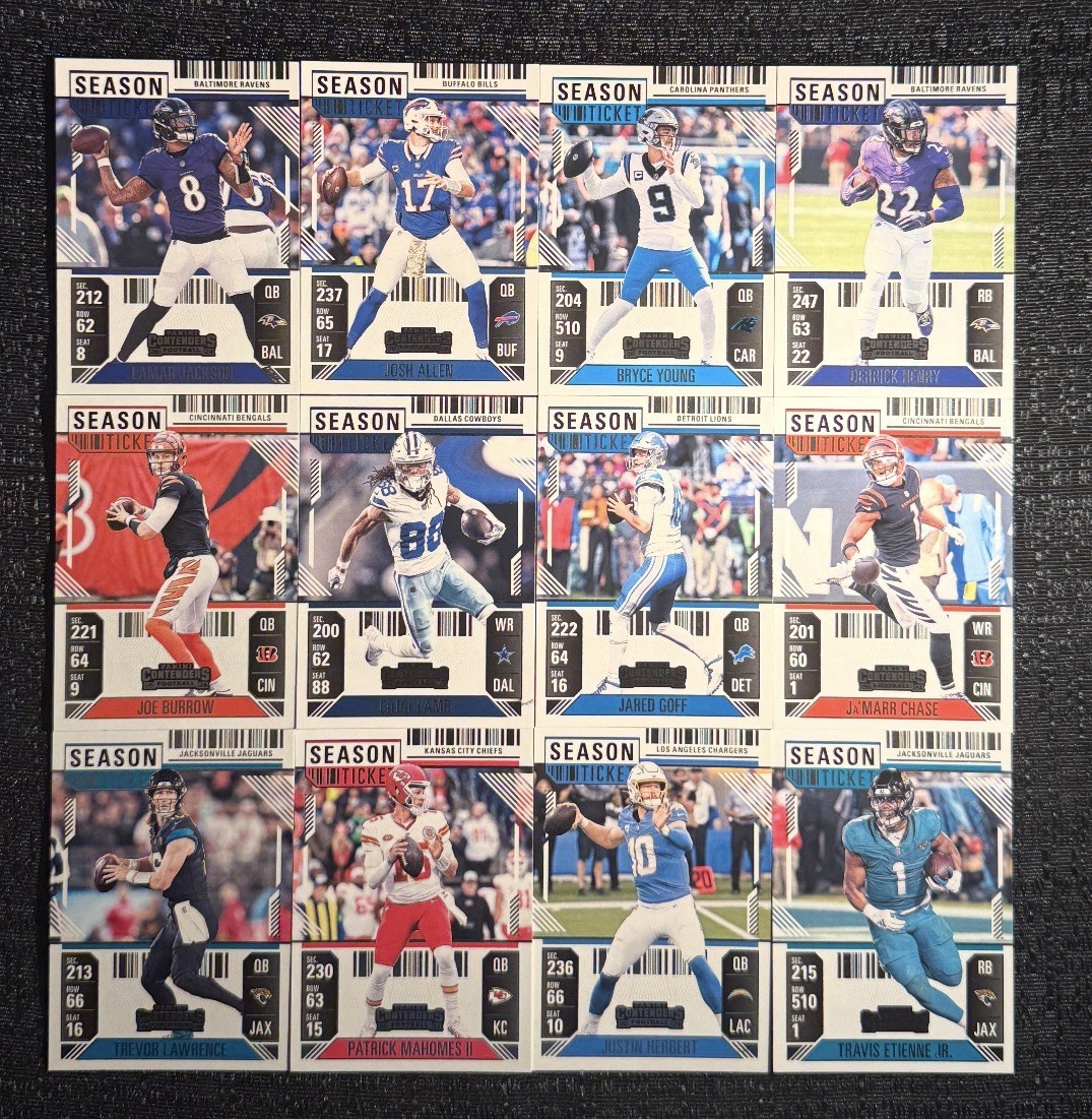 2024 Panini Contenders Base Complete Your Set You Pick Season Ticket Card #1-100