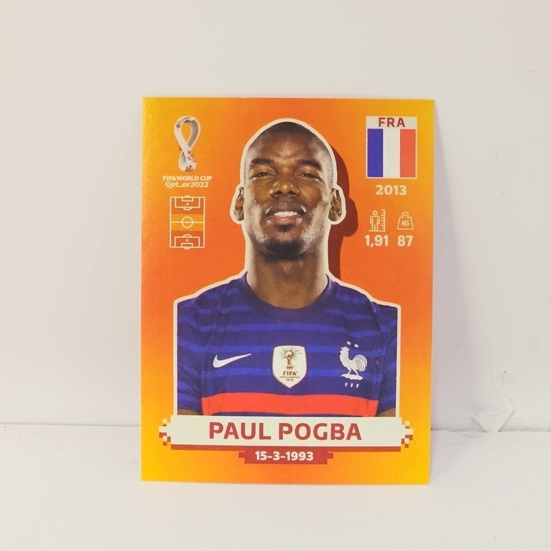 Panini World Cup QATAR 2022 Latin America Edition Stickers Paul Pogba