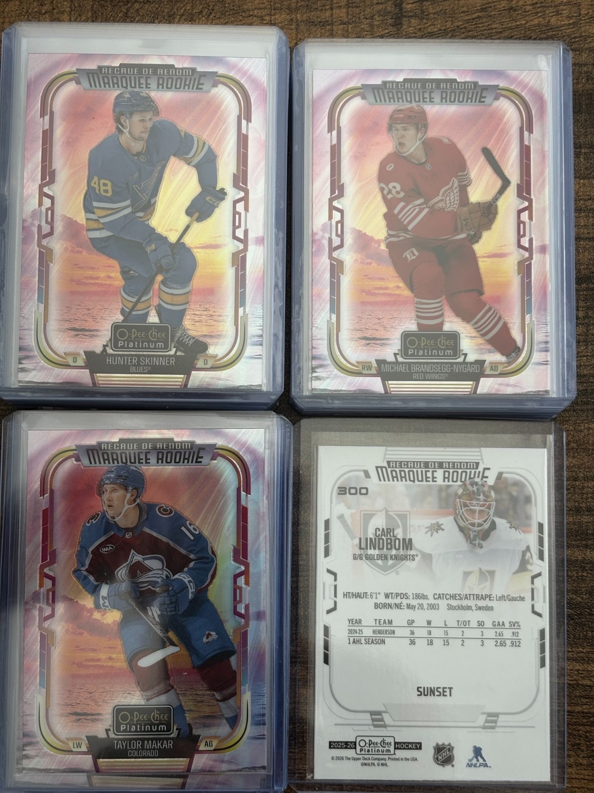 2025-26 O-Pee-Chee Platinum Sunset (COMPLETE YOUR SETS)