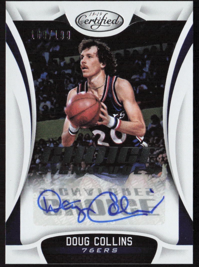 2018-19 Panini Certified Choice Signatures /199 Doug Collins #CS-DCL 76ers