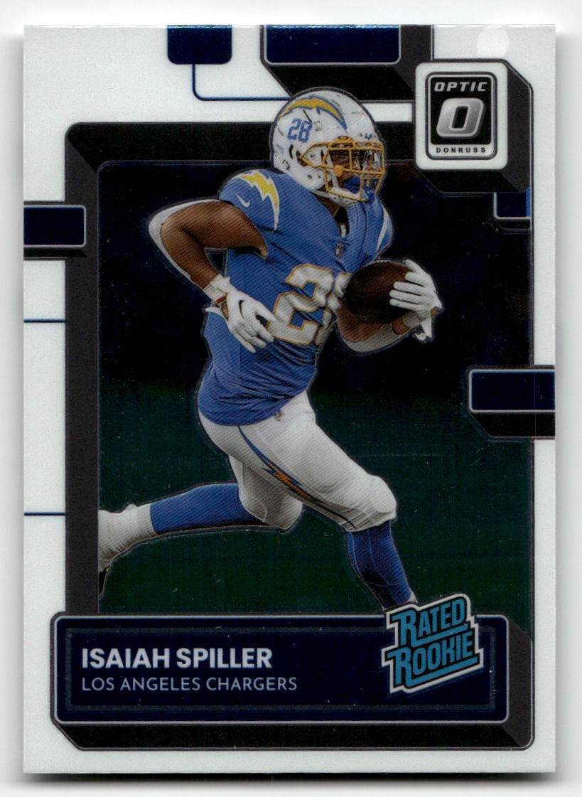 2022 Donruss Optic #216 Isaiah Spiller Rated Rookie