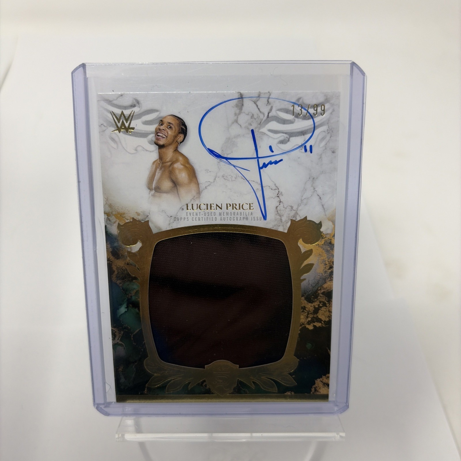 2025 Topps Royalty WWE Lucien Price Jumbo Patch Auto /99