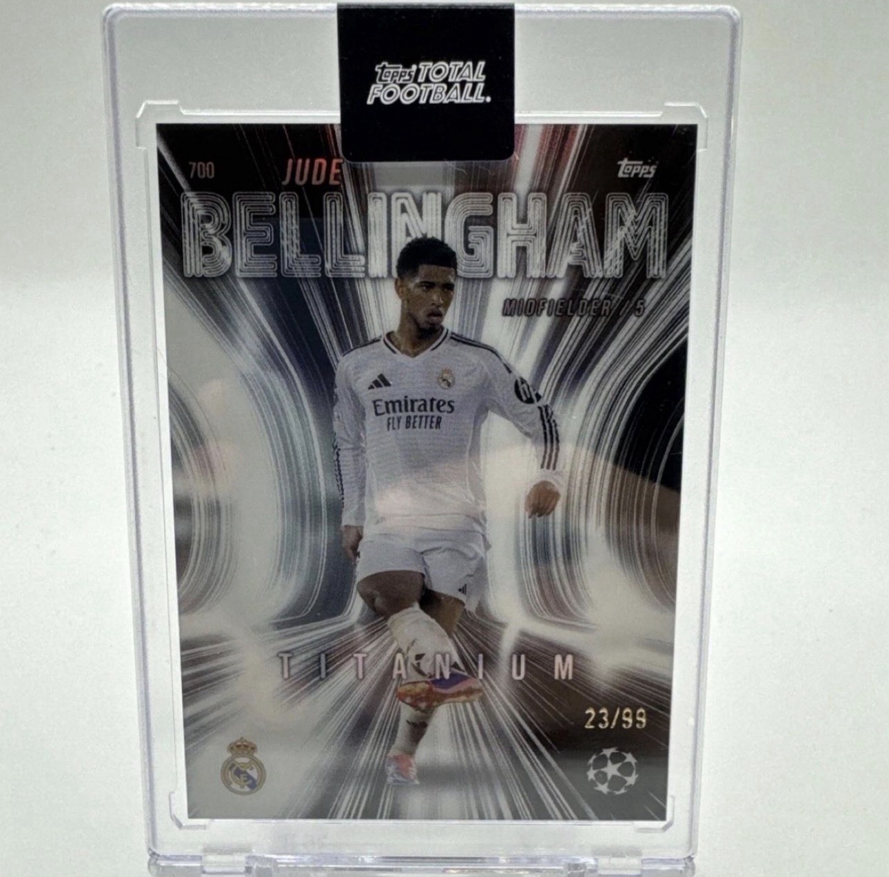 2024-25 Topps Total Football Jude Bellingham Titanium /99 – Real Madrid